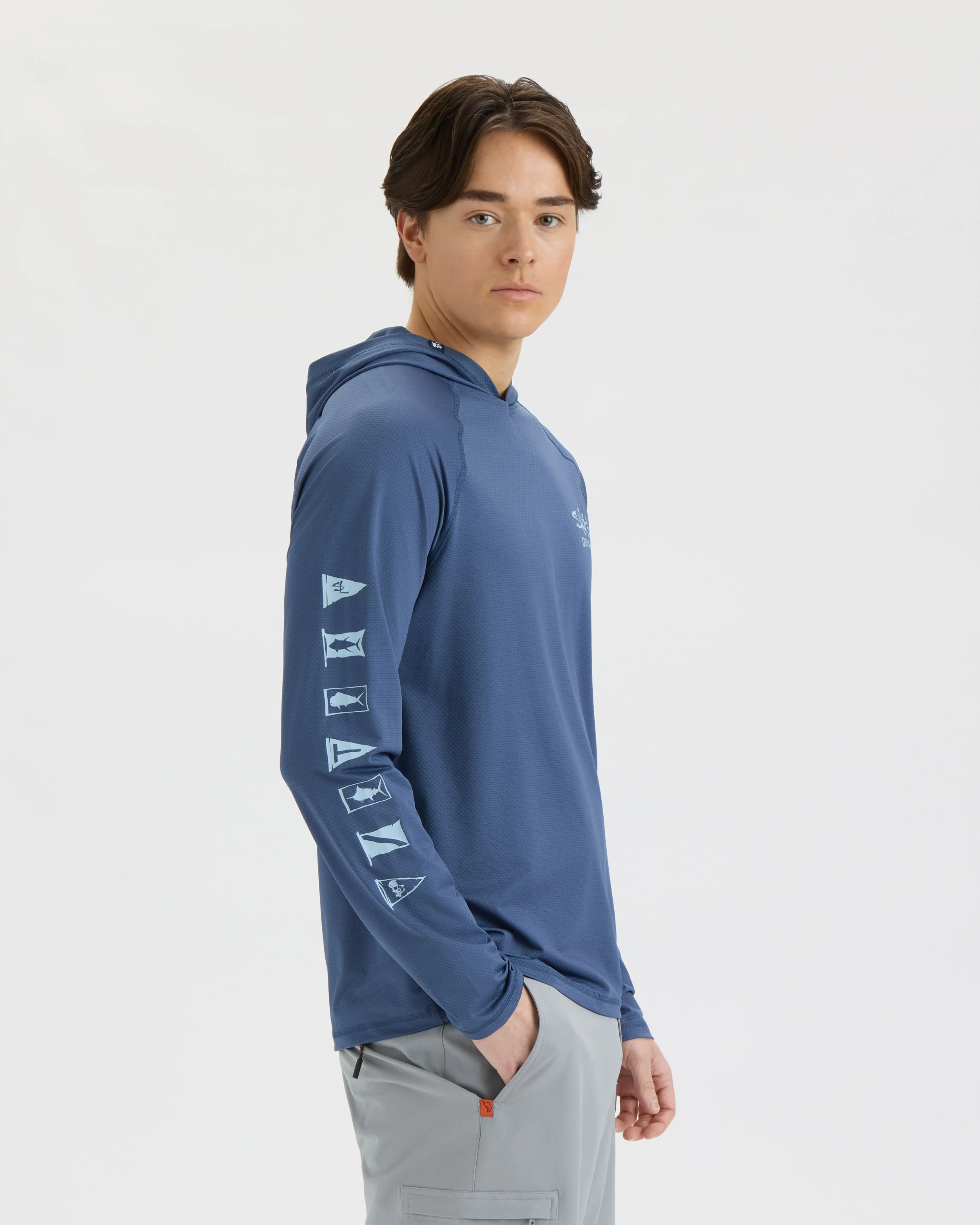 Men’s Ocean Kin 2.0 Perforated SLX Performance Hoodie - Image 6