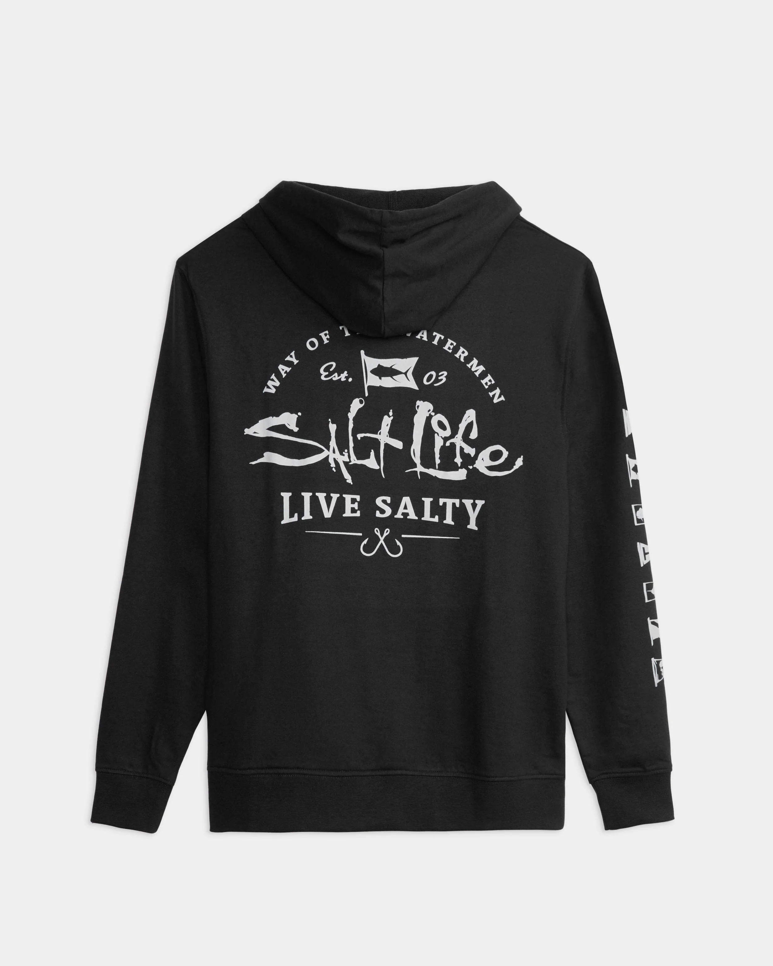 Men's Ocean Kin French Terry Pullover Hoodie - Image 2