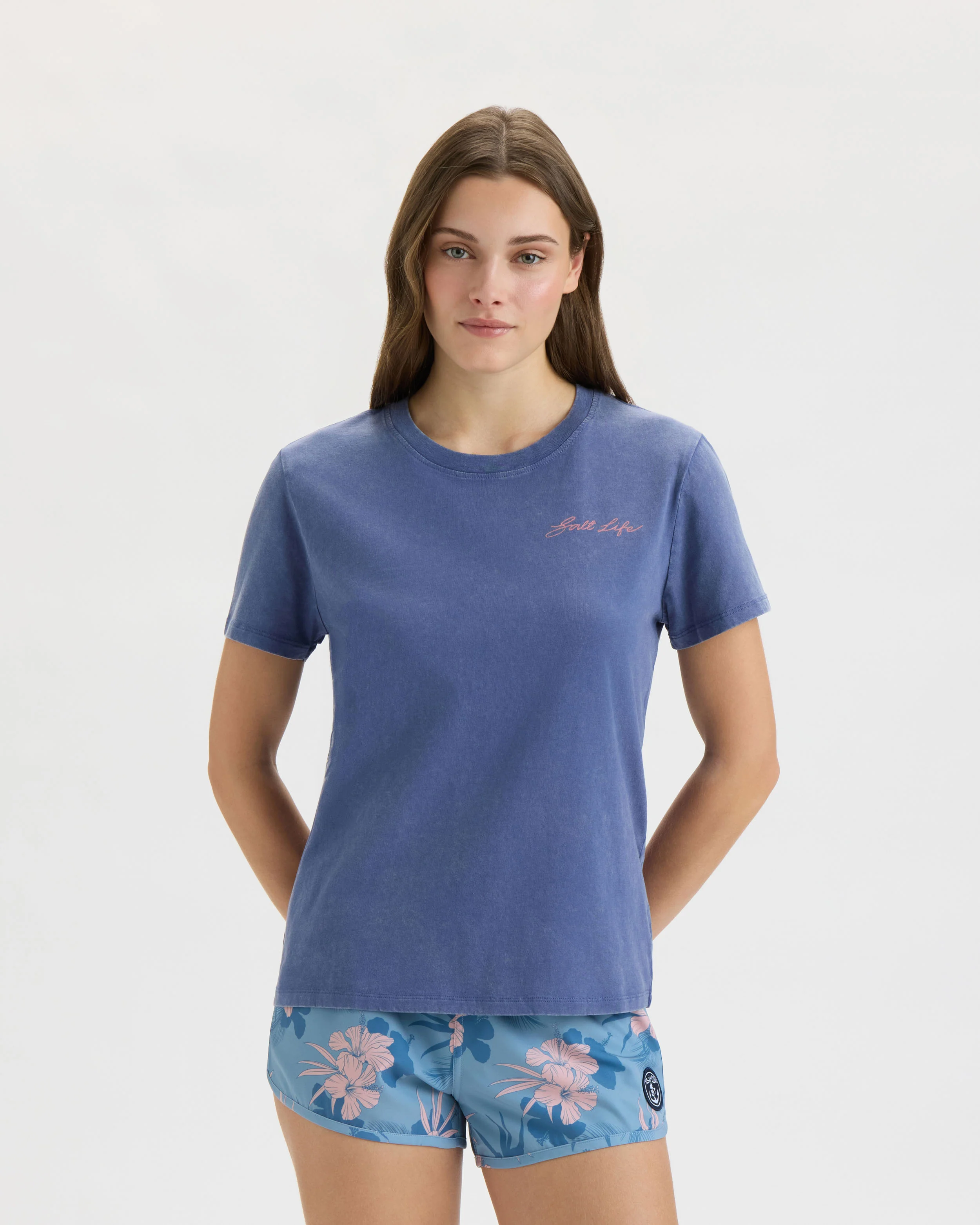Women’s Ocean Turtle Boyfriend Tee - Image 2