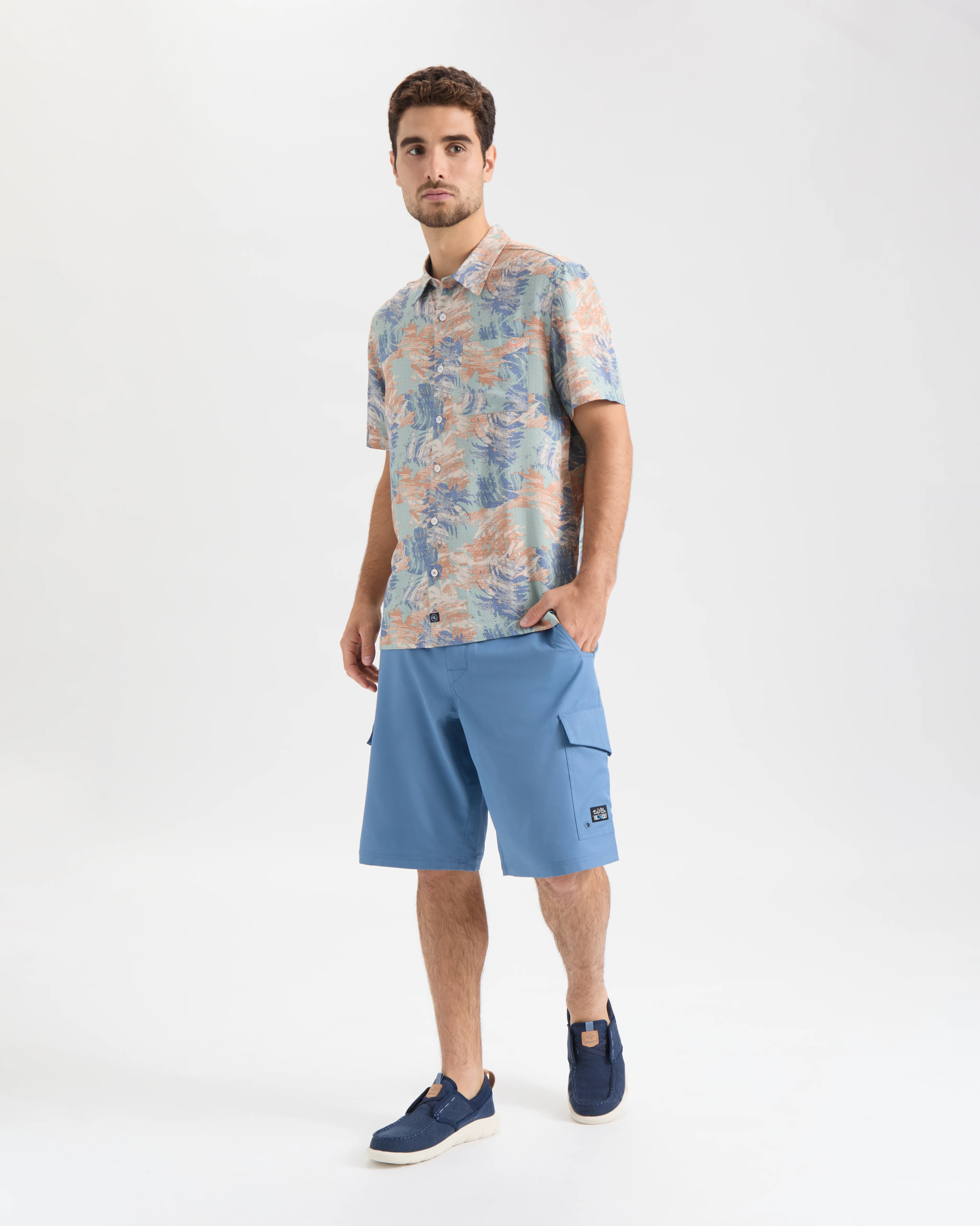 Men’s On Another Holiday Short Sleeve Woven Shirt - Image 6