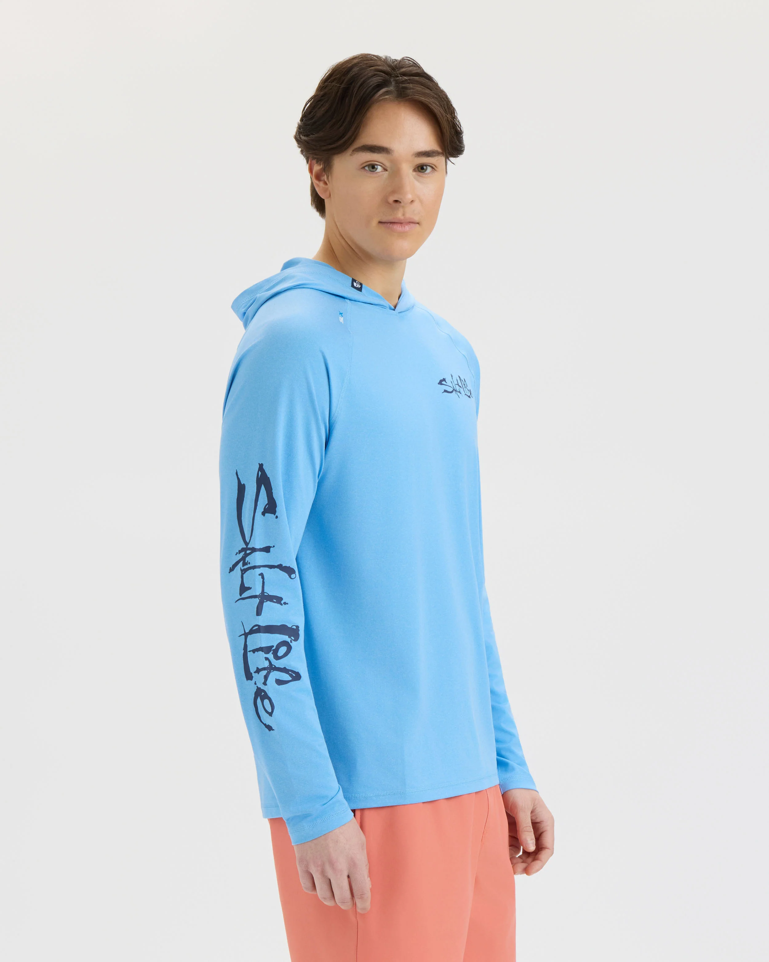 Men’s One Cast at a Time SLX Performance Hoodie - Image 2