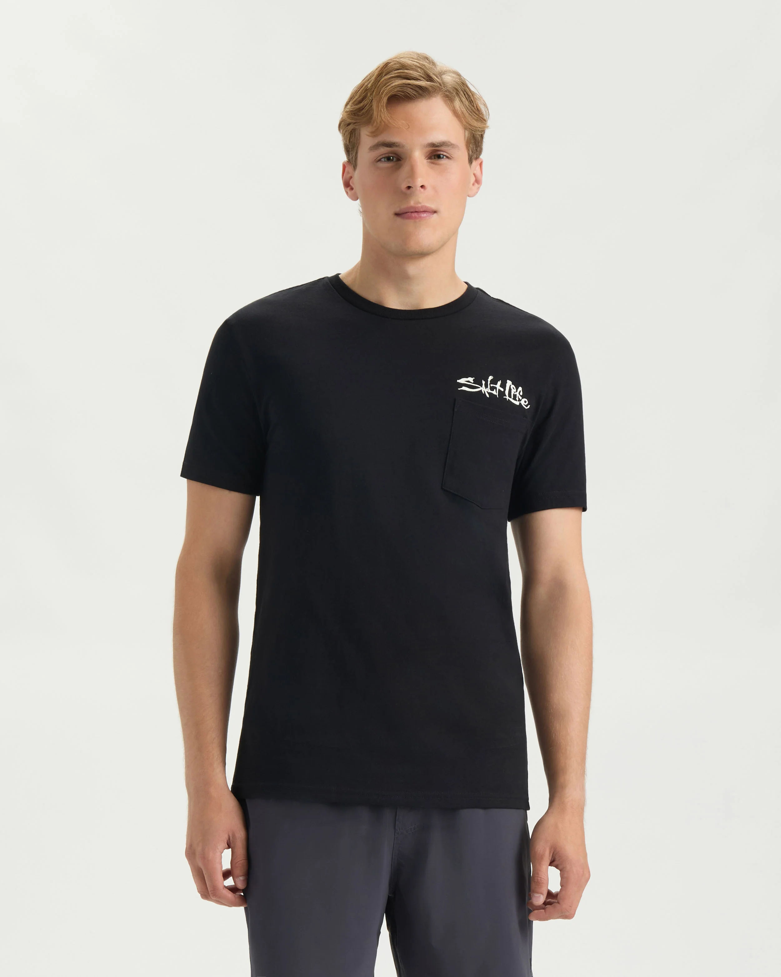 Men’s One Cast At A Time Short Sleeve Tee - Image 2