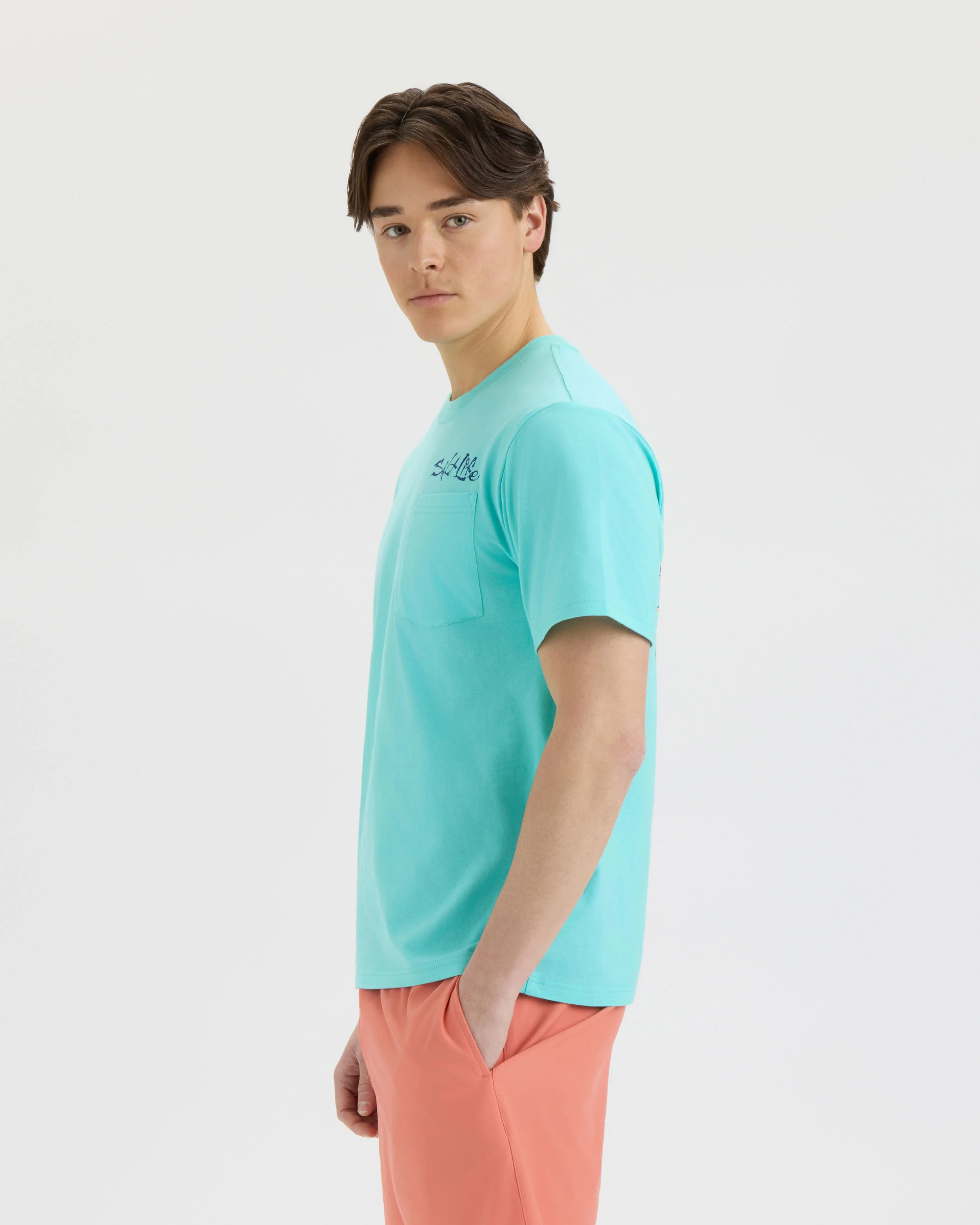 Men’s One Cast At A Time Short Sleeve Tee - Image 2
