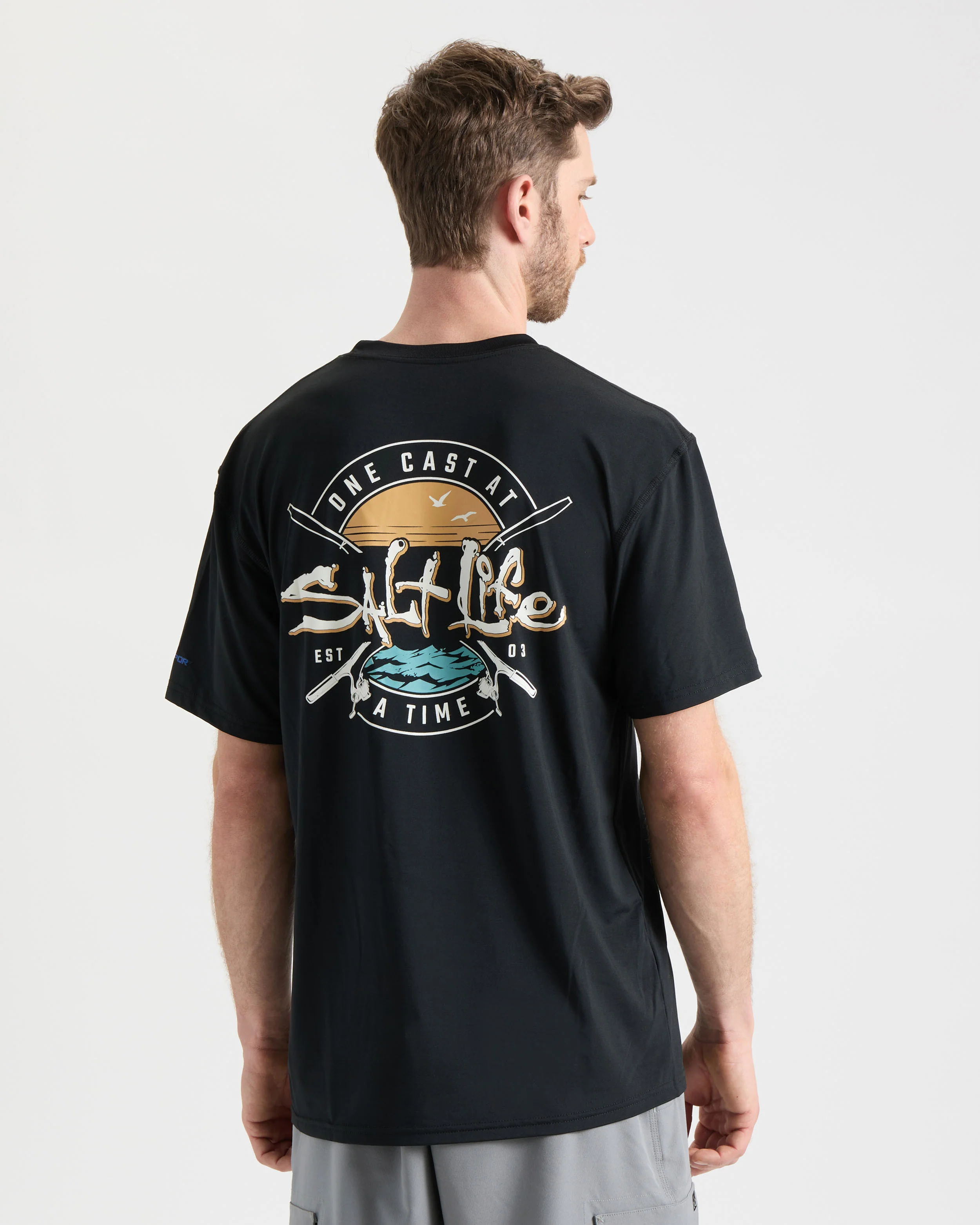 Men's One Cast at a Time SLX Performance Short Sleeve Shirt - Image 5