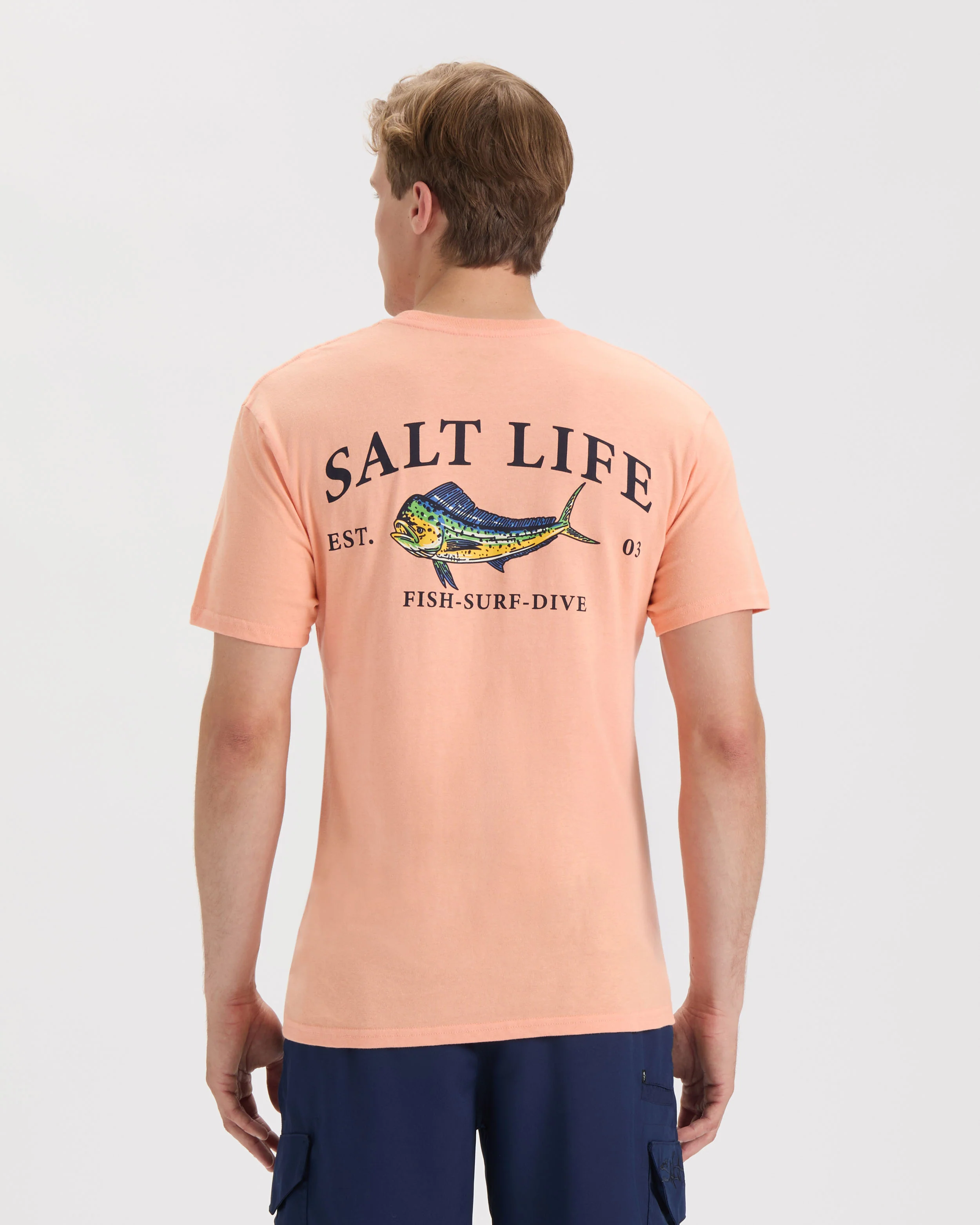 Men's Painted Mahi Short Sleeve Shirt - Image 4