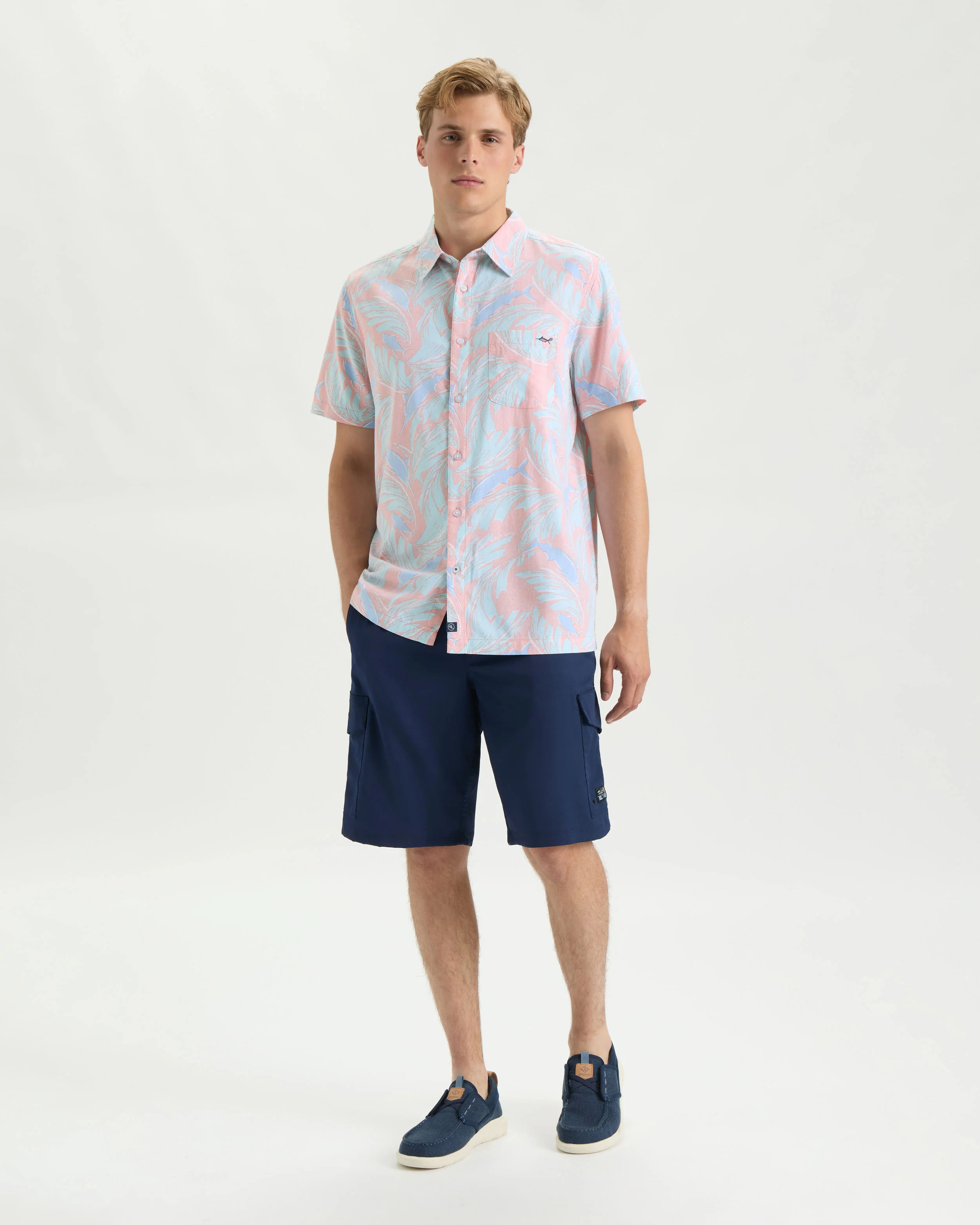 Men’s Palm Promenade Woven Shirt - Image 6
