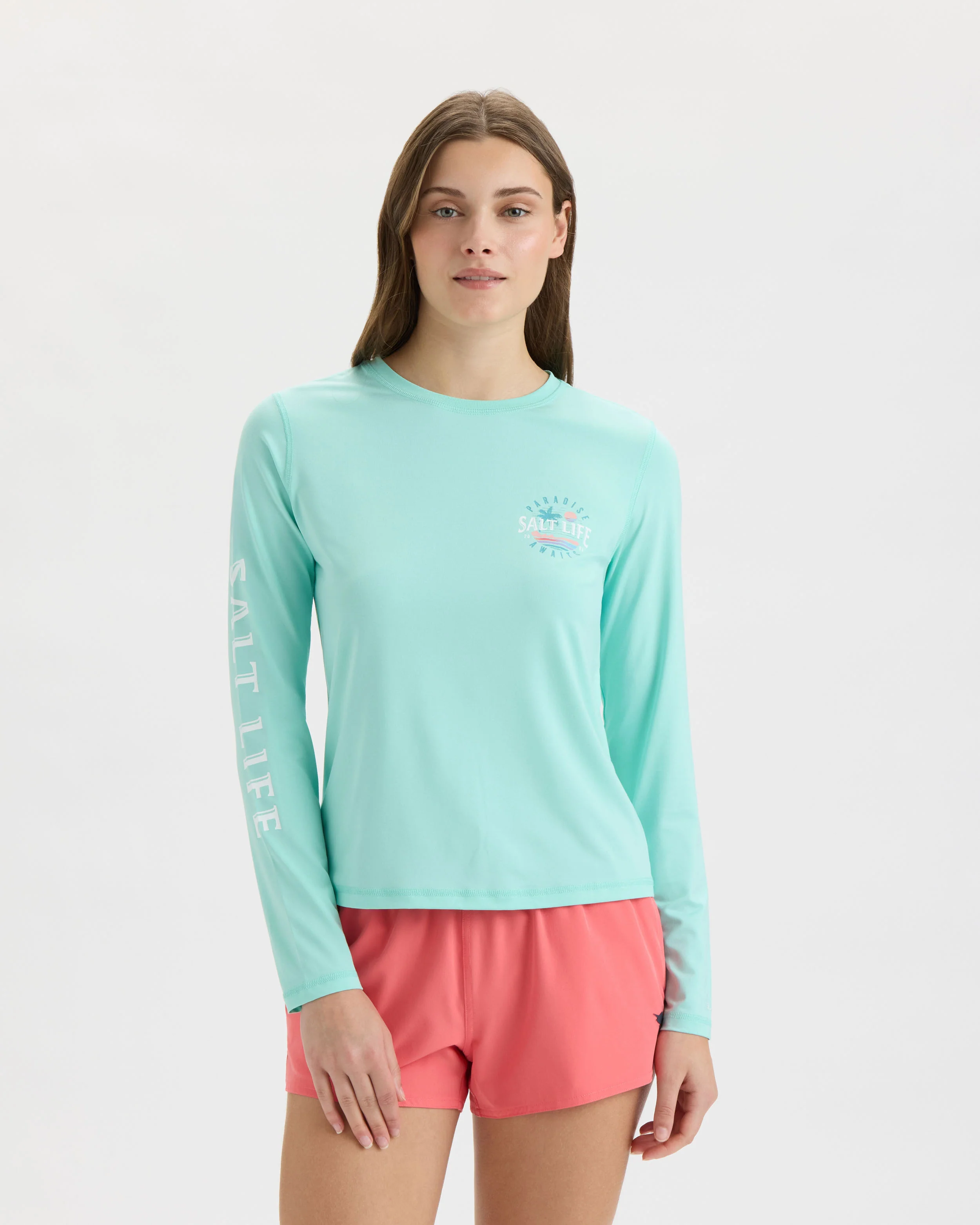 Women’s Paradise Awaits SLX Performance Long Sleeve Tee - Image 2