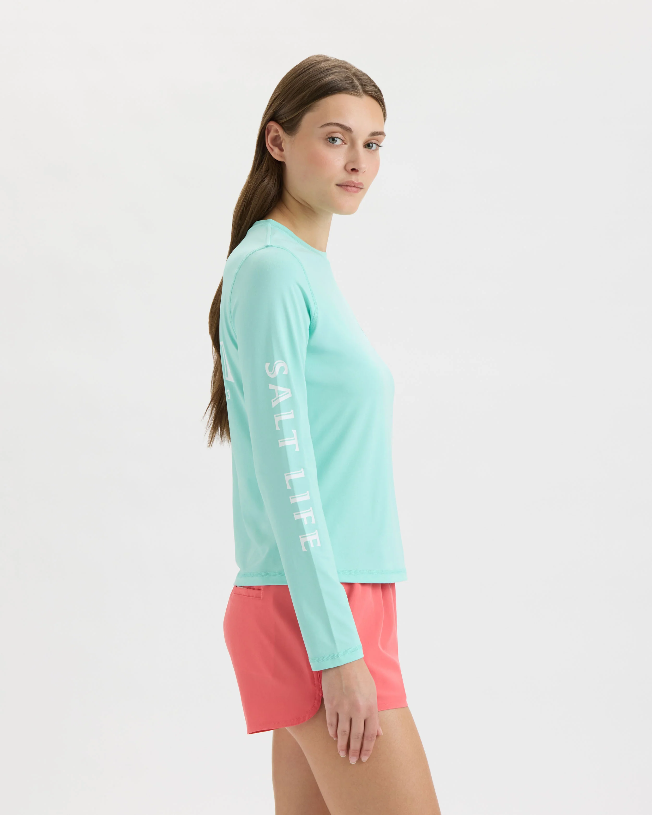 Women’s Paradise Awaits SLX Performance Long Sleeve Tee - Image 3