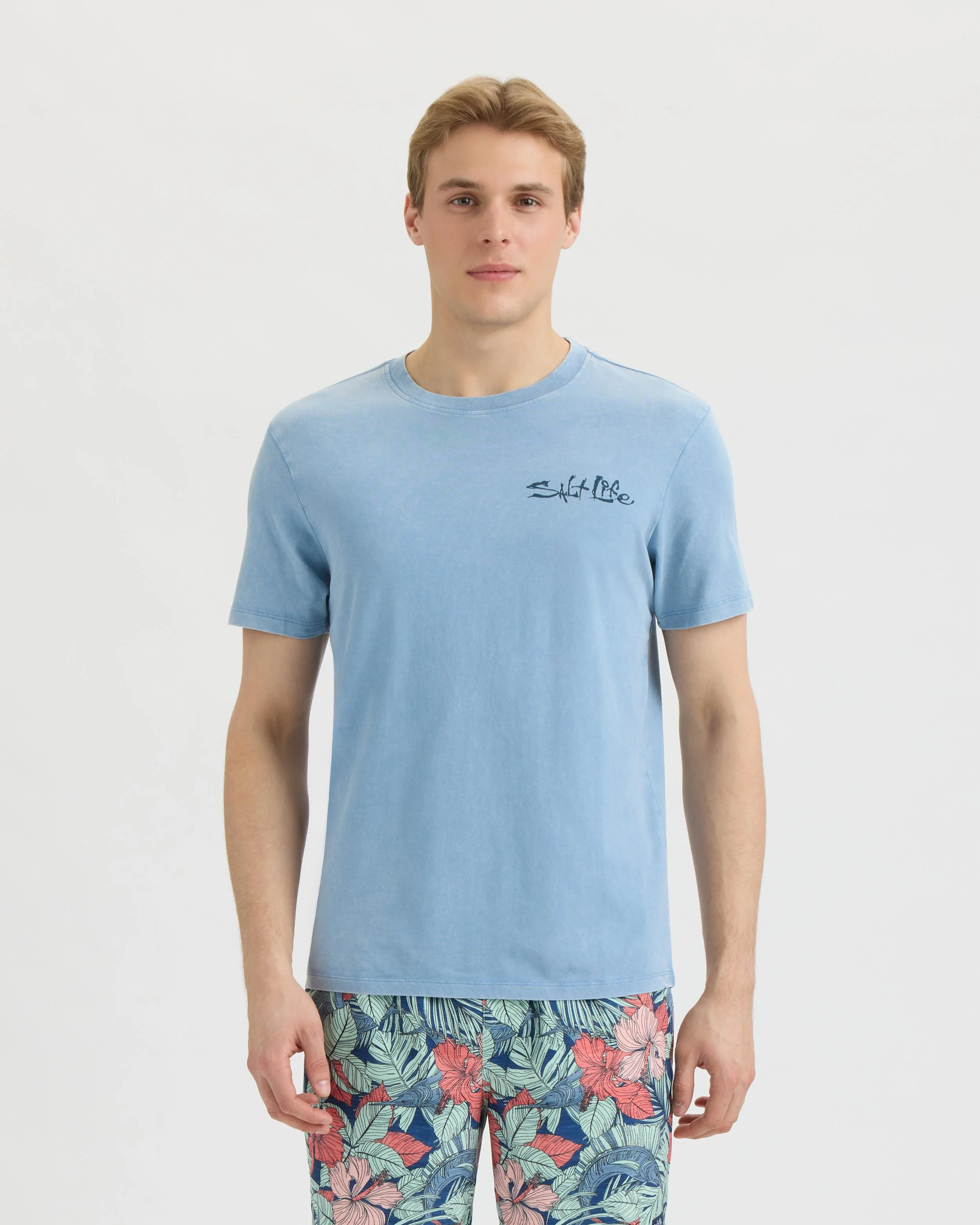 Men’s Pin Up Salt Wash Tee - Image 2