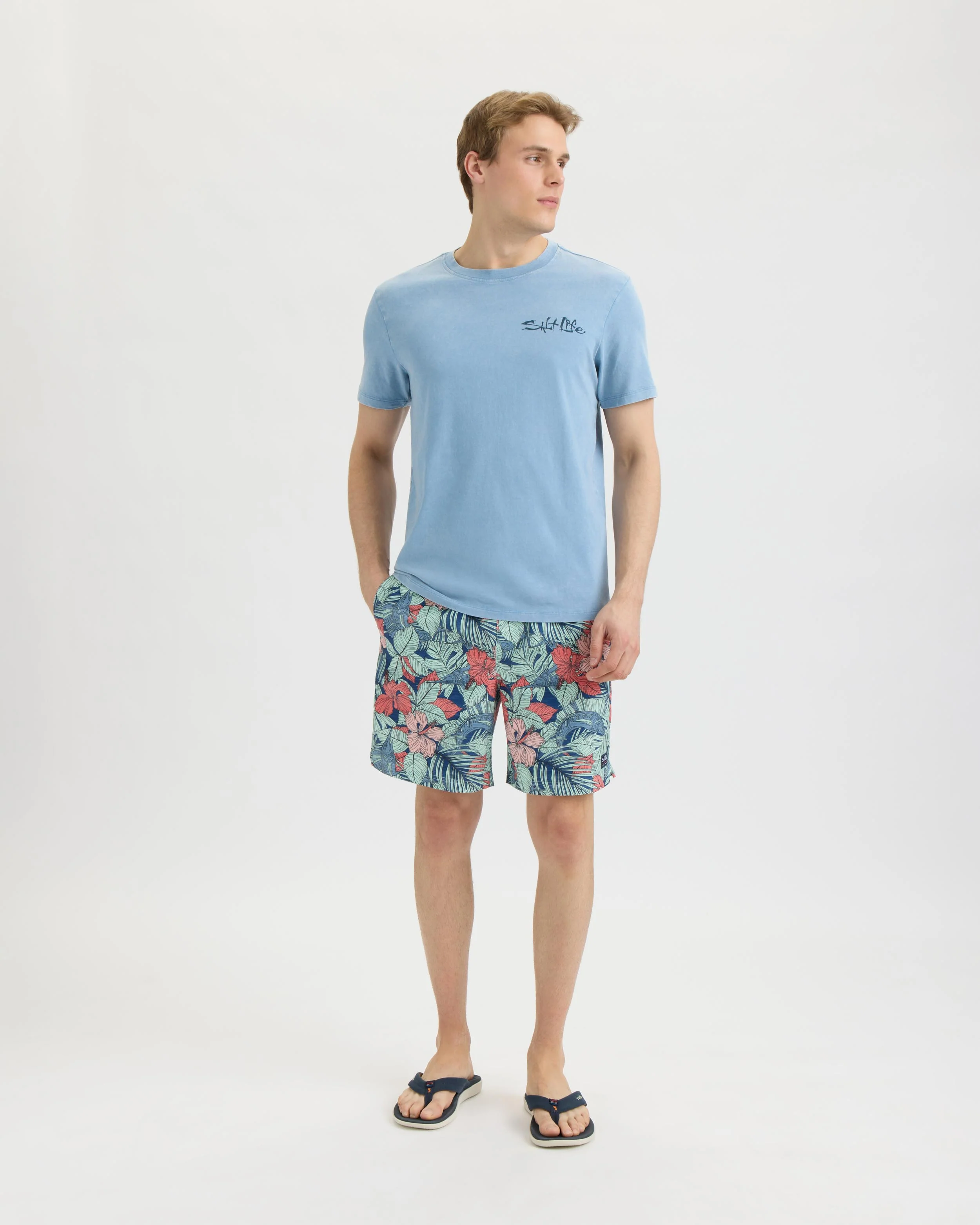 Men’s Pin Up Salt Wash Tee - Image 6