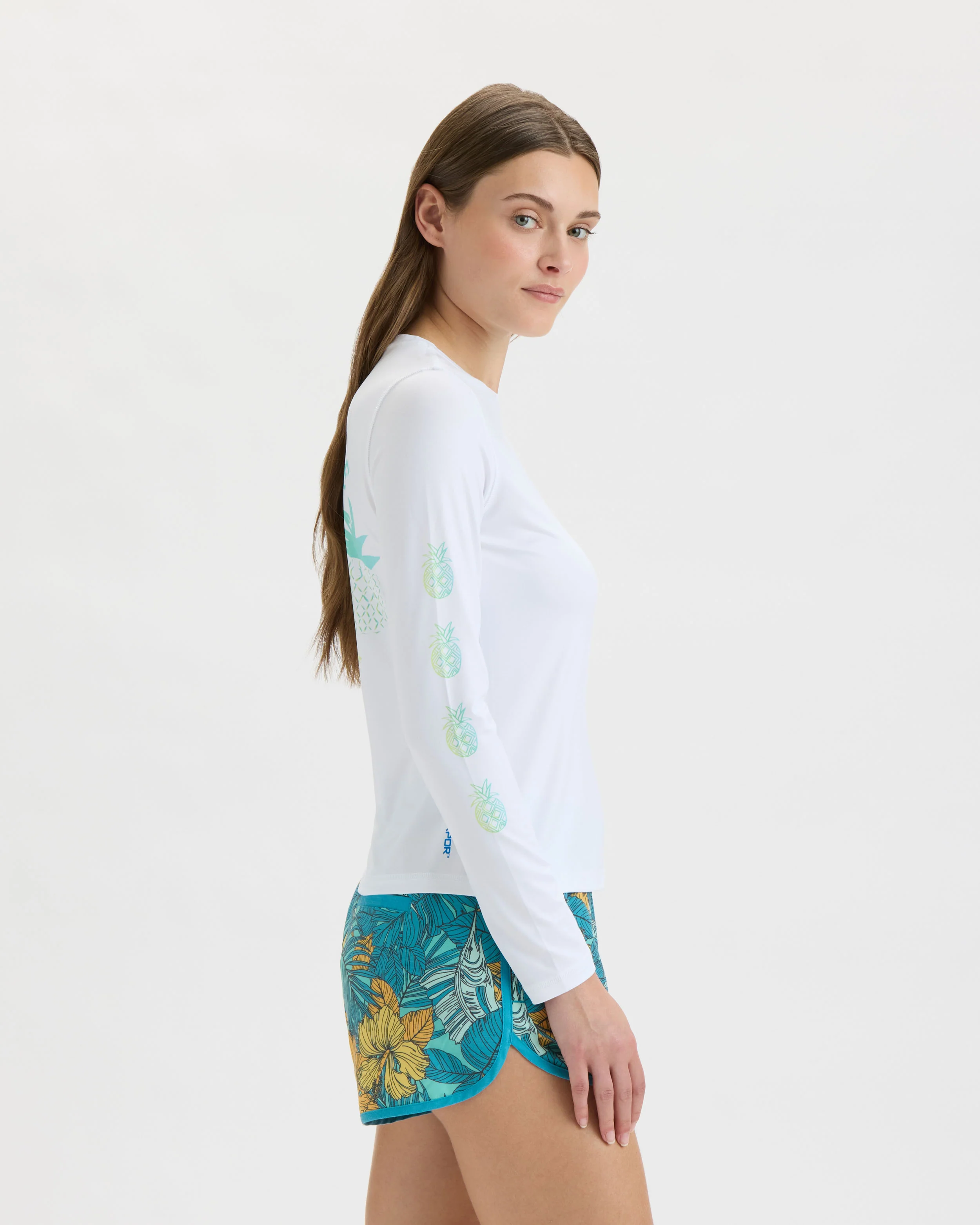 Women’s Pineapple Paradise SLX Performance Long Sleeve Tee - Image 3
