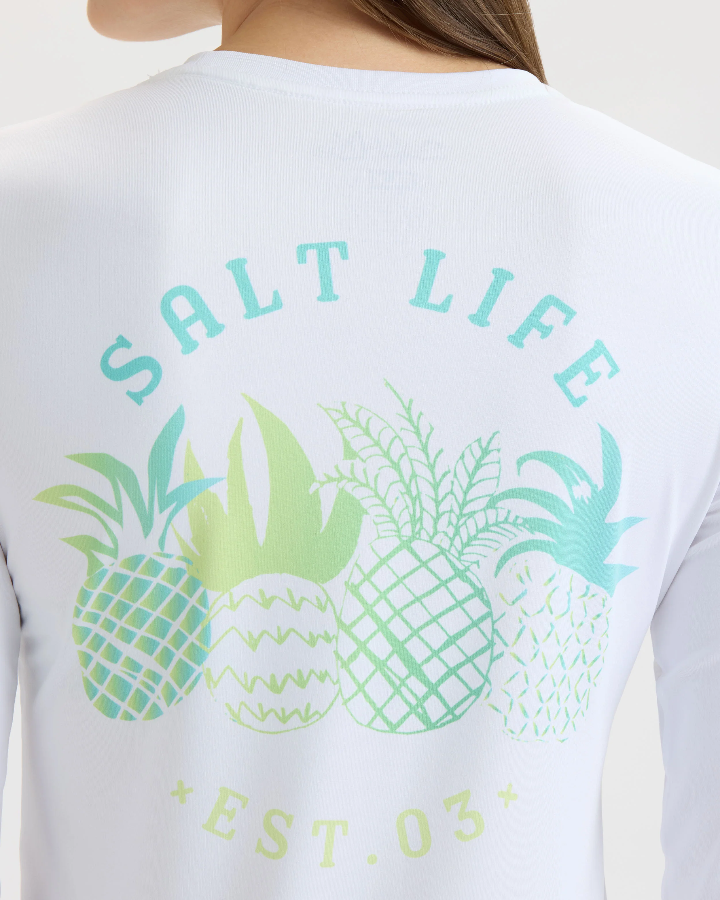 Women’s Pineapple Paradise SLX Performance Long Sleeve Tee - Image 5