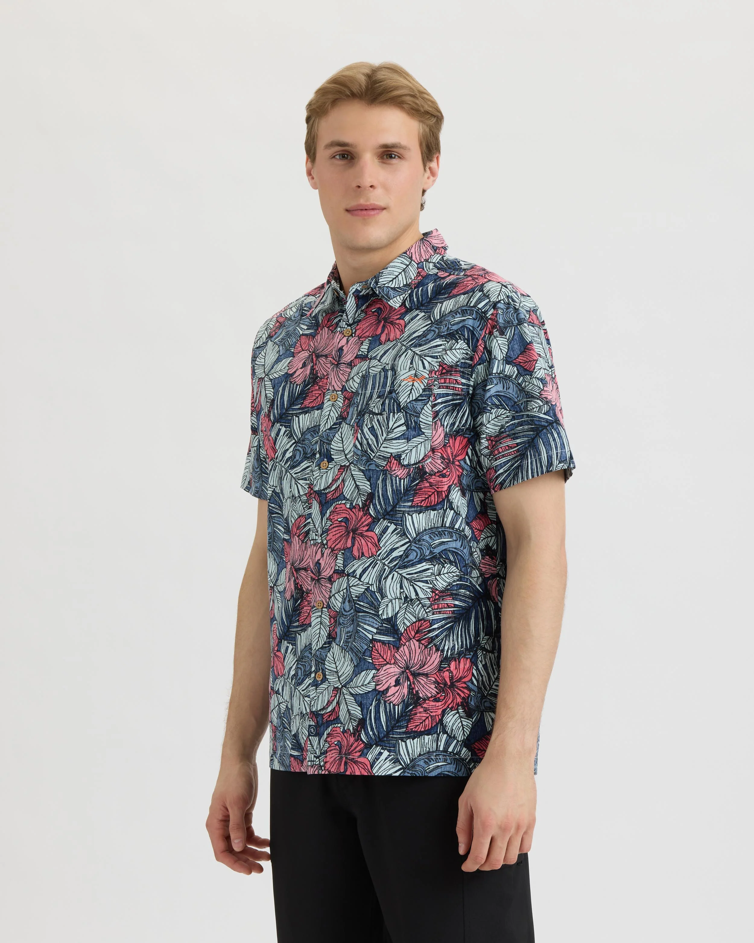 Men’s Sailfish Blossom Woven Shirt - Image 3