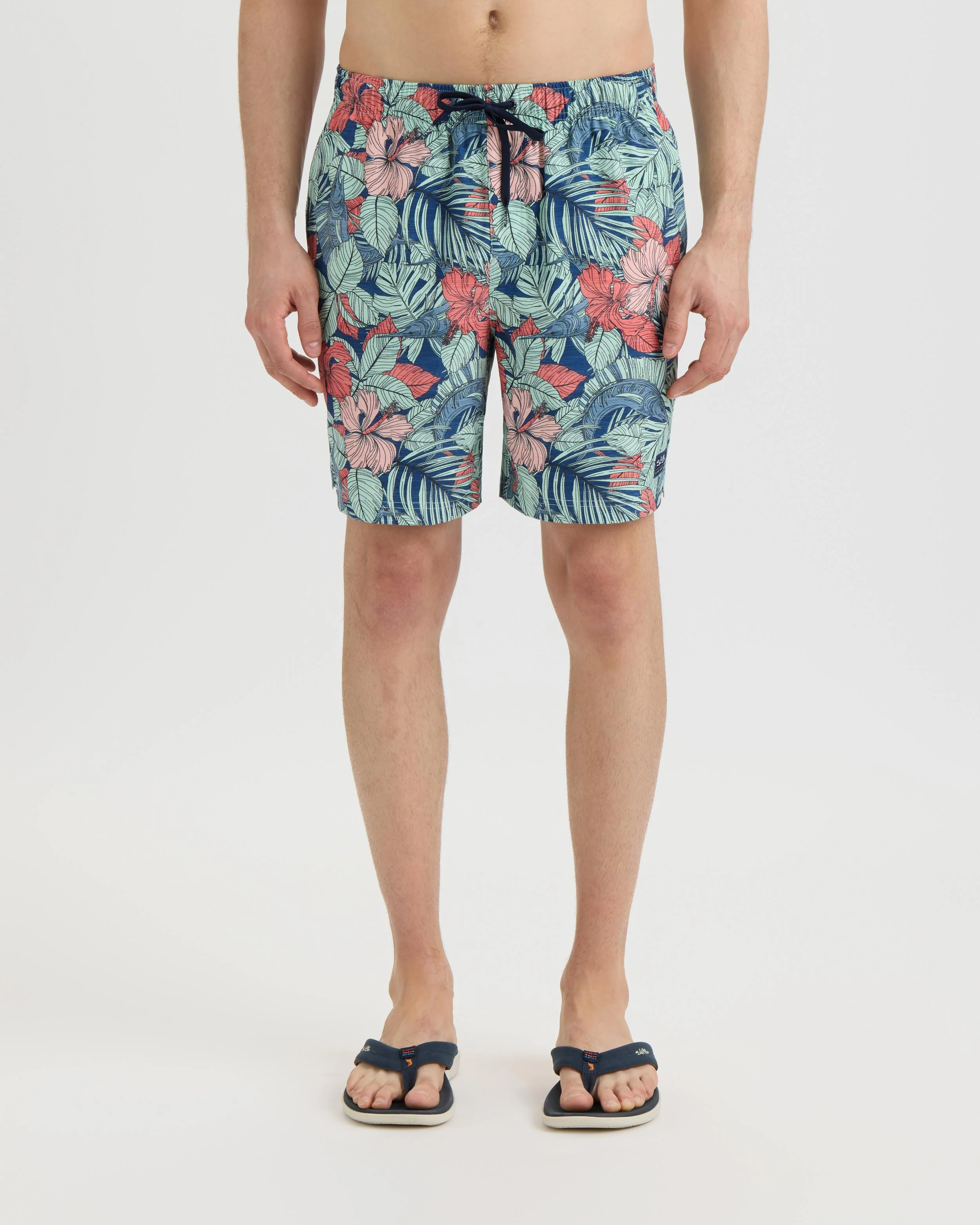 Men's Sailfish Blossom Printed Volley Boardshorts - Image 2