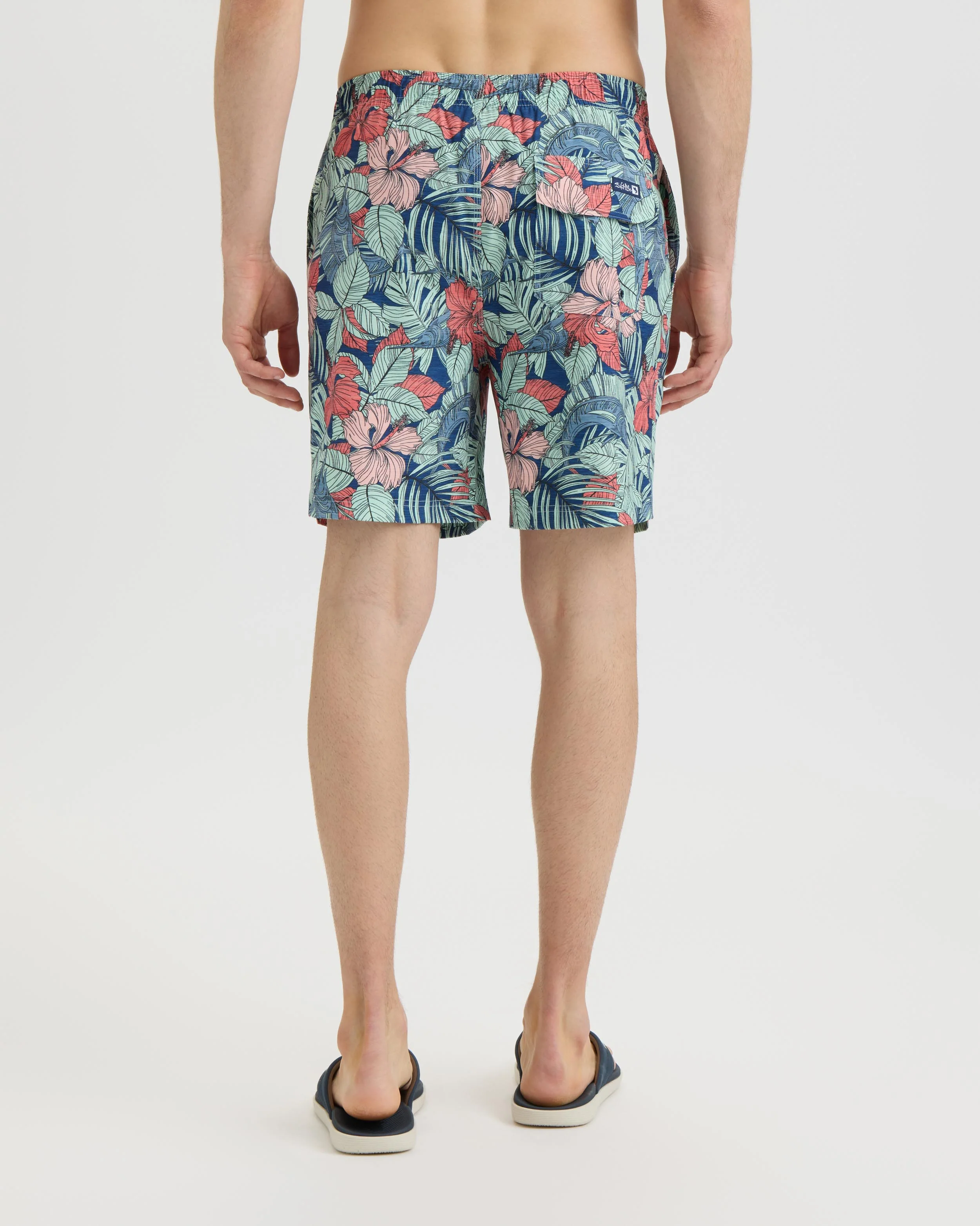 Men's Sailfish Blossom Printed Volley Boardshorts - Image 3