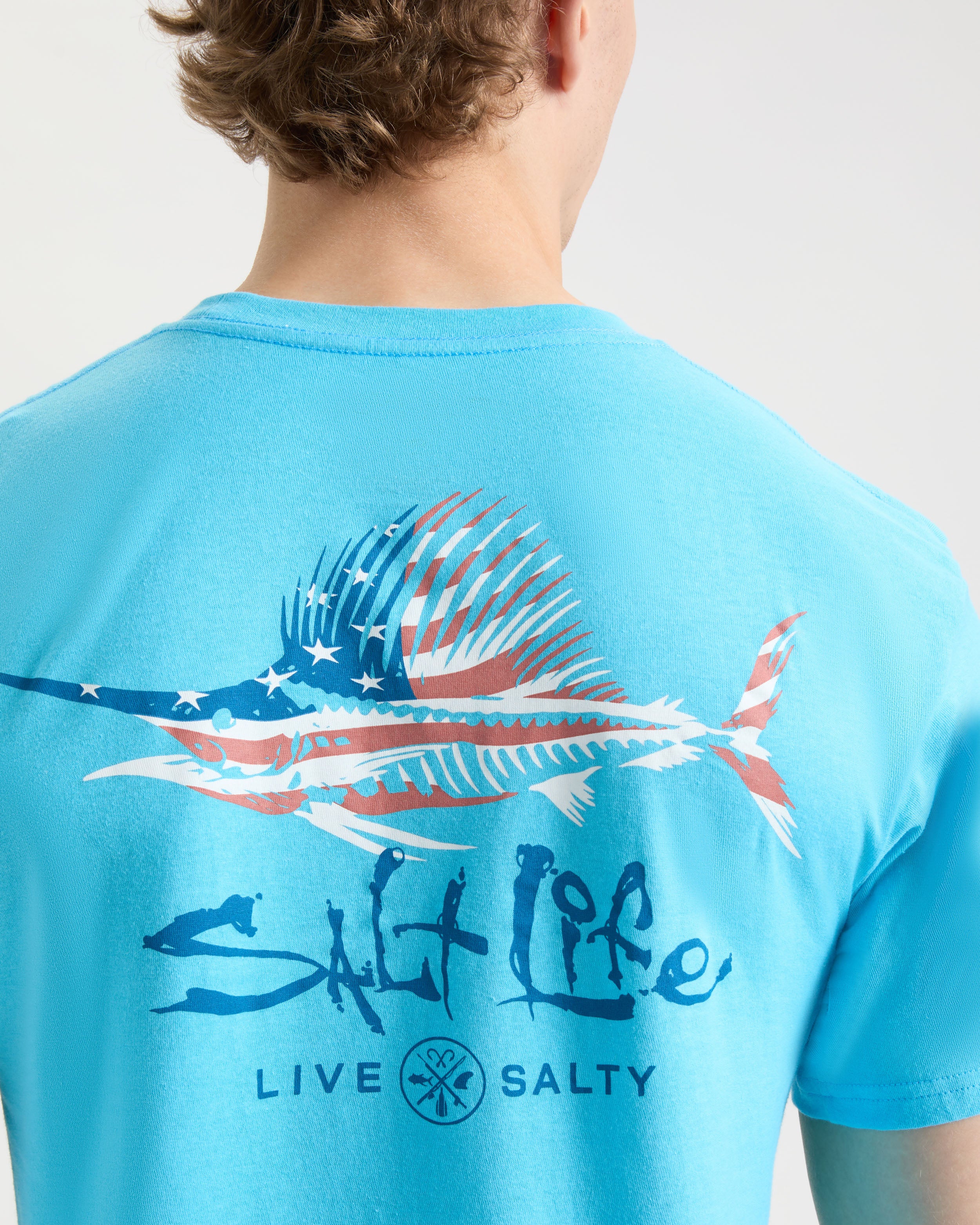 Men's Sailfish N' Bones Short Sleeve Tee - Image 6