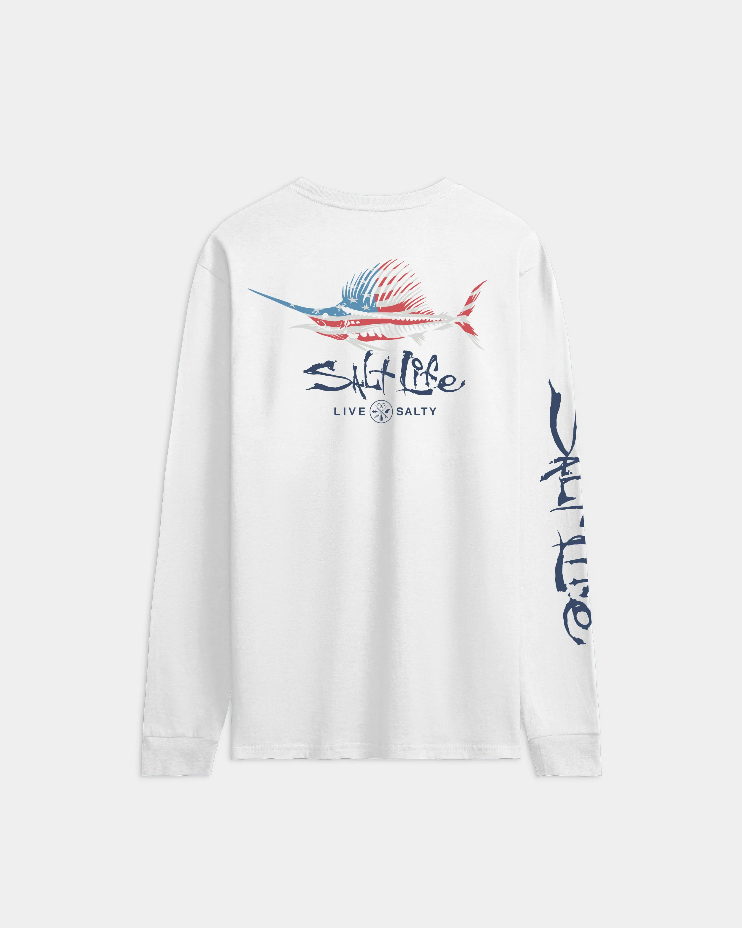 Men’s Sailfish ‘N Bones Long Sleeve Tee - Image 2