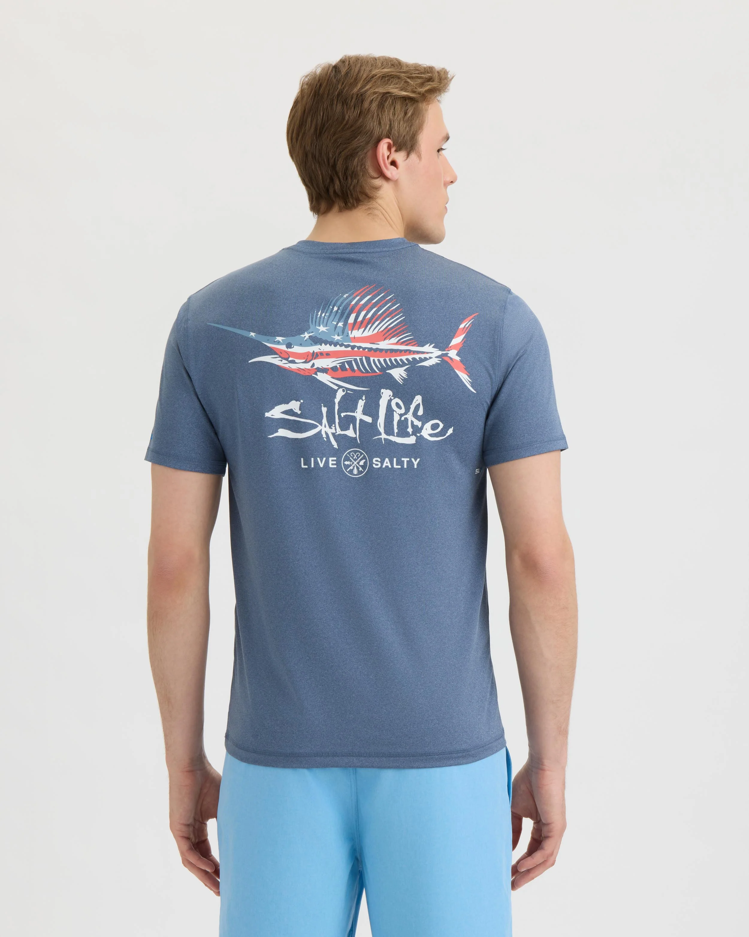 Men's Sailfish N Bones Short Sleeve SLX Performance Shirt - Image 4