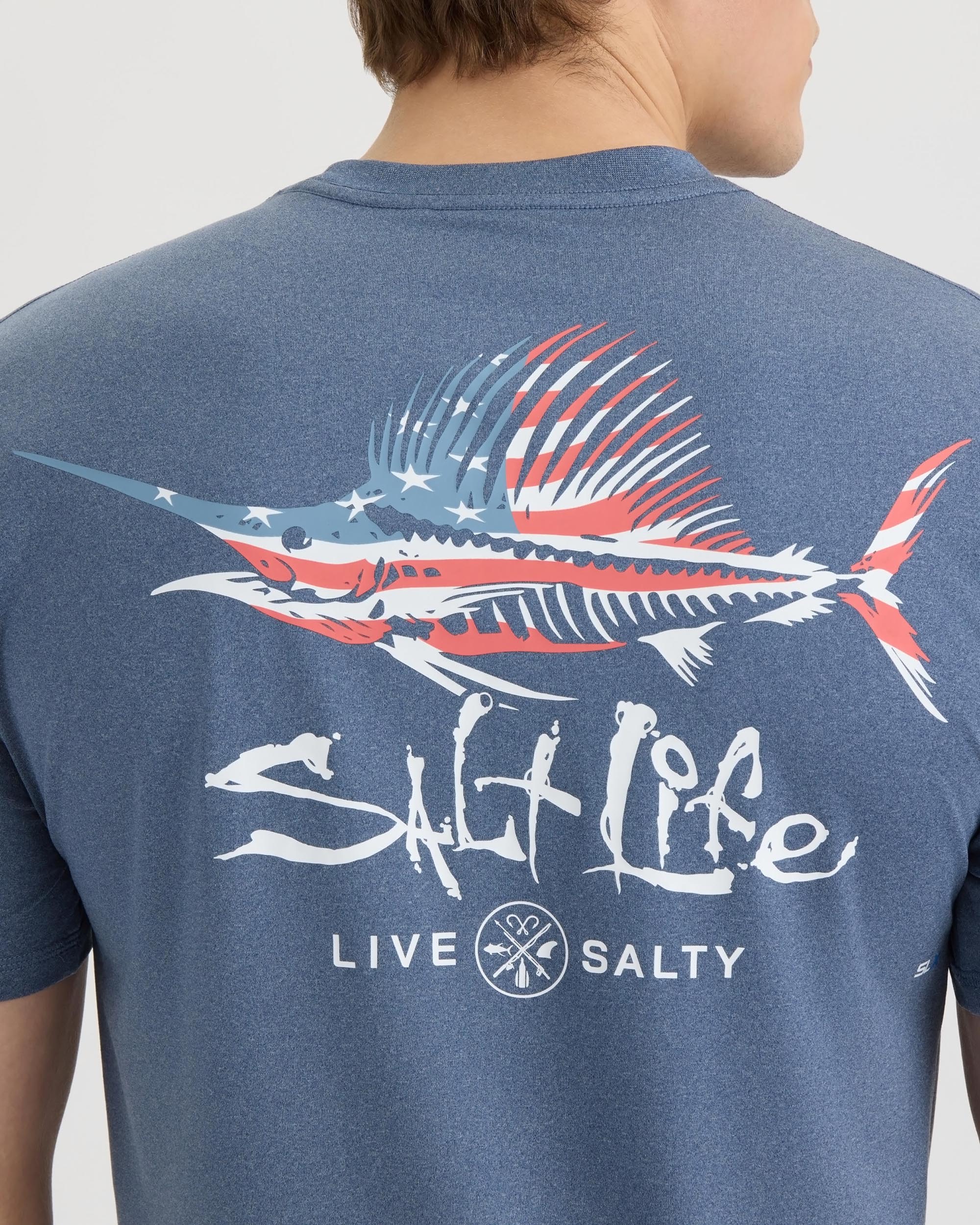 Men's Sailfish N Bones Short Sleeve SLX Performance Shirt - Image 5