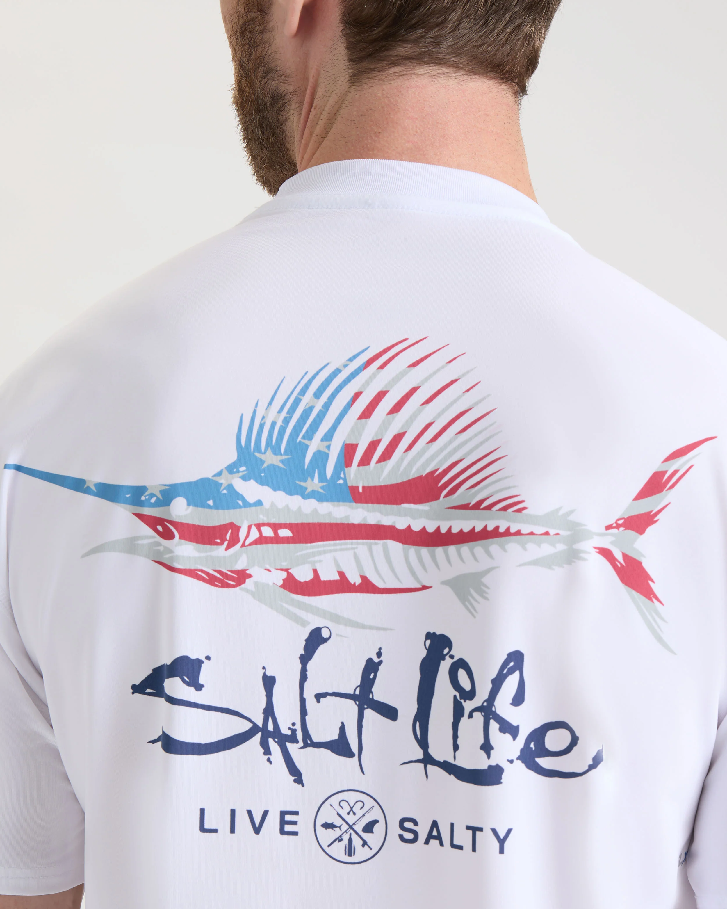 Men's Sailfish N Bones Short Sleeve SLX Performance Shirt - Image 5