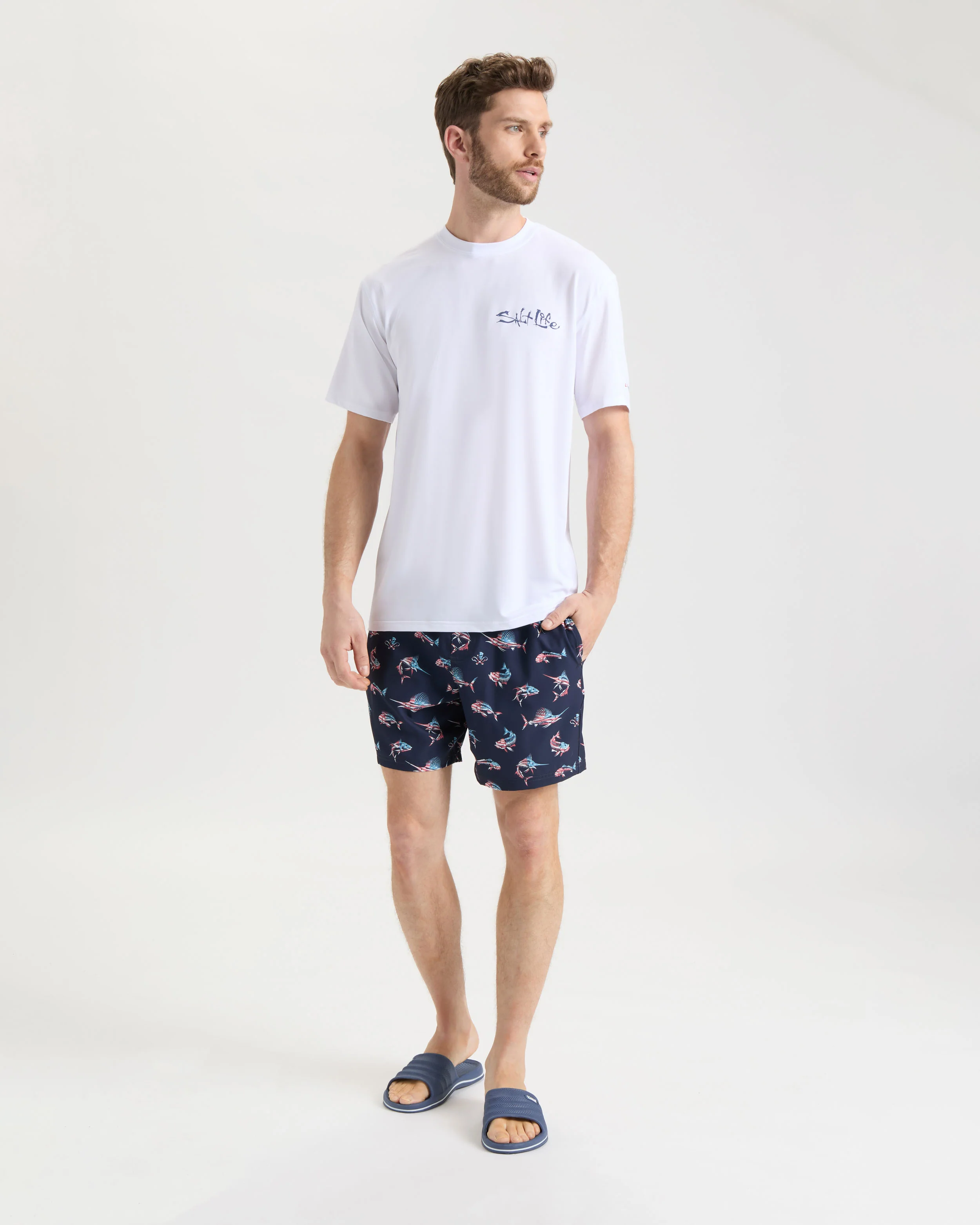 Men's Sailfish N Bones Short Sleeve SLX Performance Shirt - Image 6