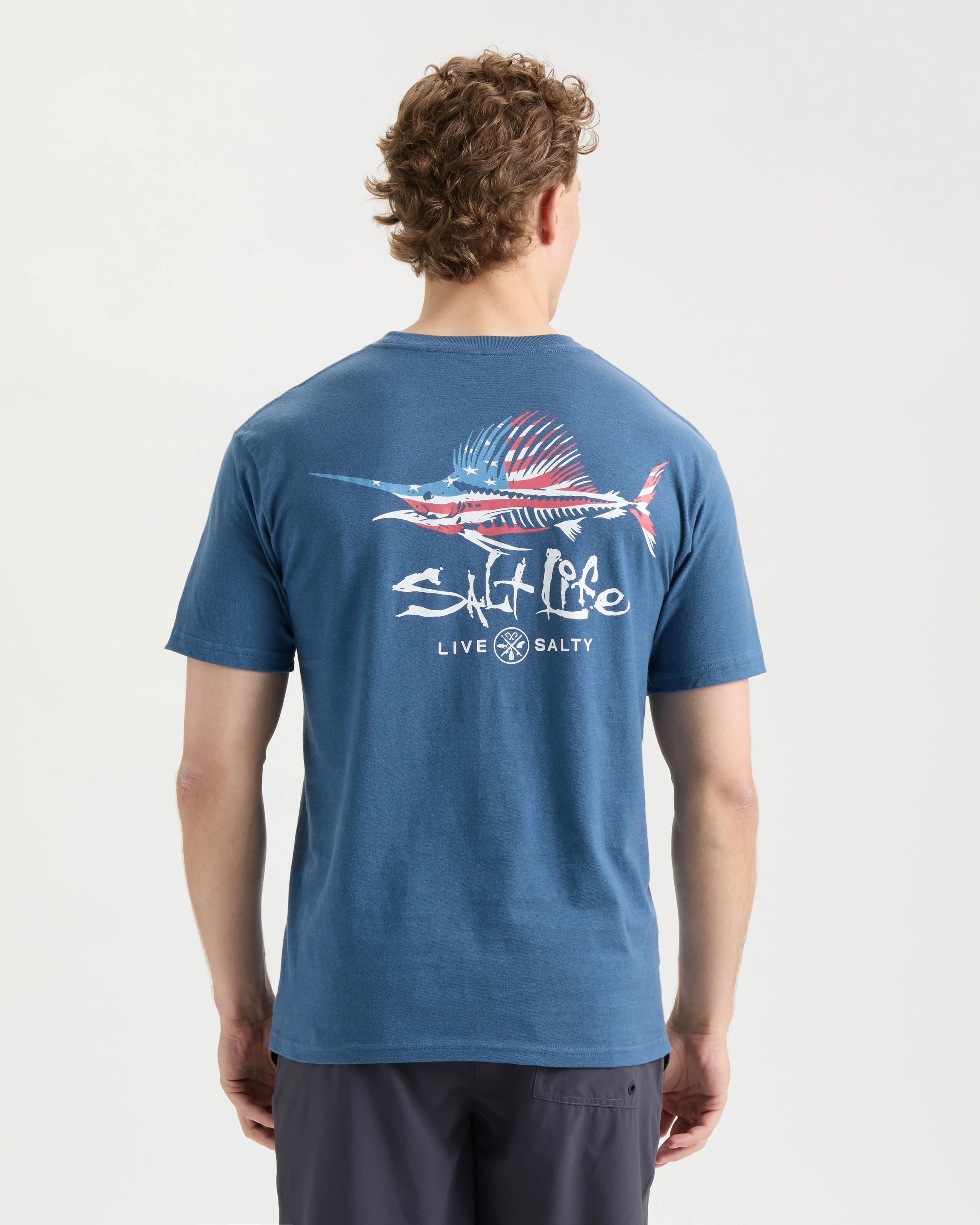 Men's Sailfish N' Bones Short Sleeve Tee - Image 5