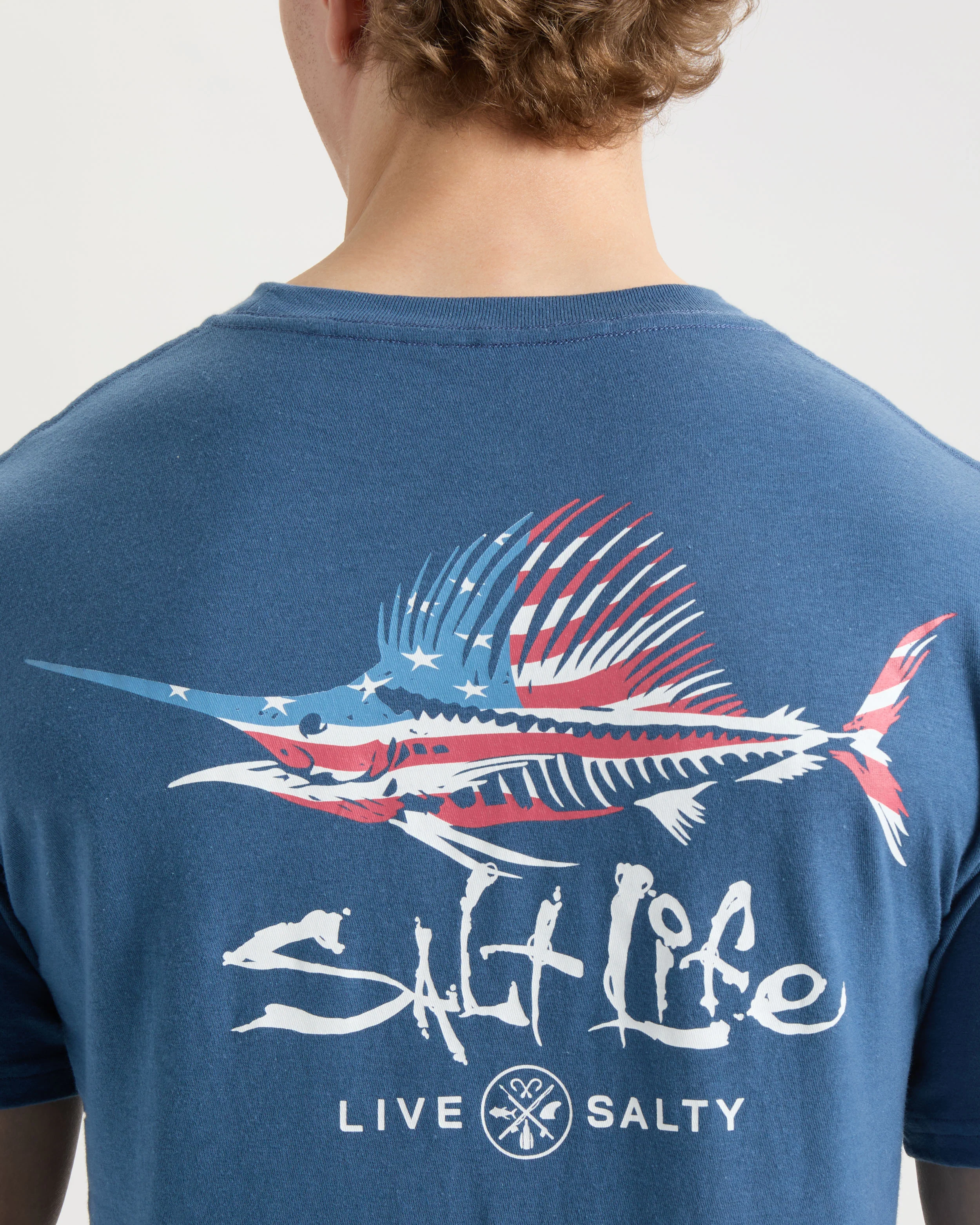 Men's Sailfish N' Bones Short Sleeve Tee - Image 6