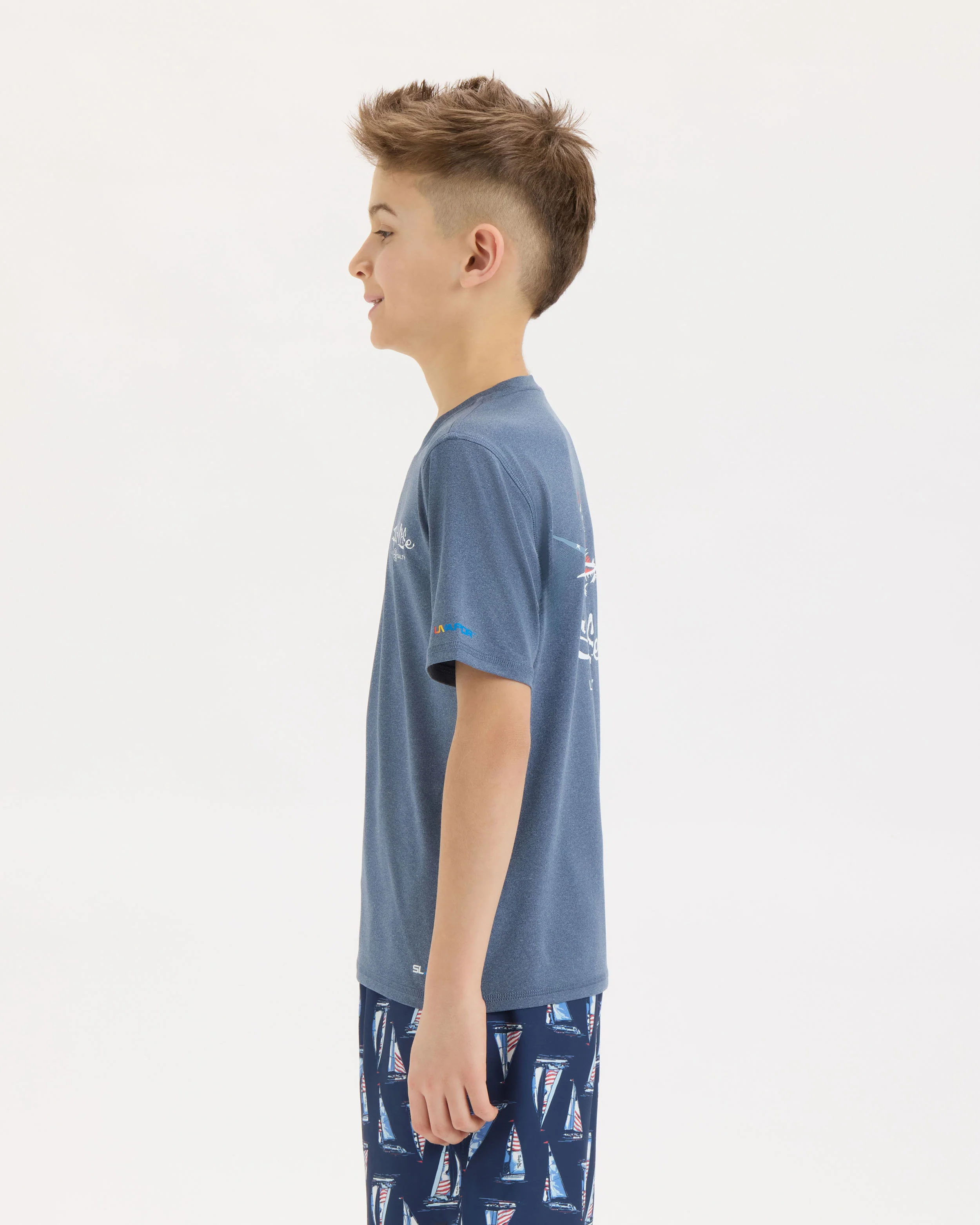 Youth Sailfish N' Bones SLX Performance Short Sleeve Tee - Image 3
