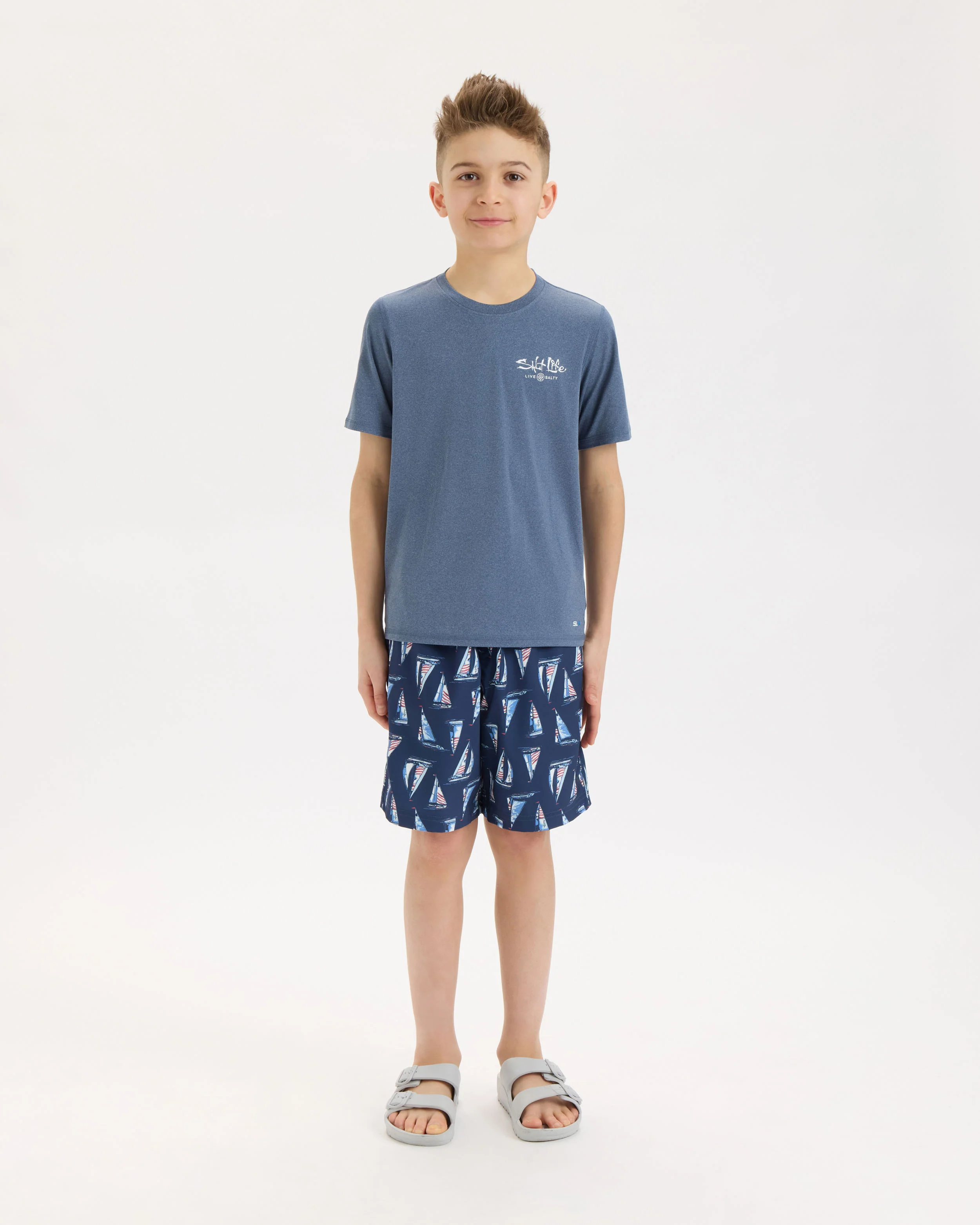 Youth Sailfish N' Bones SLX Performance Short Sleeve Tee - Image 5