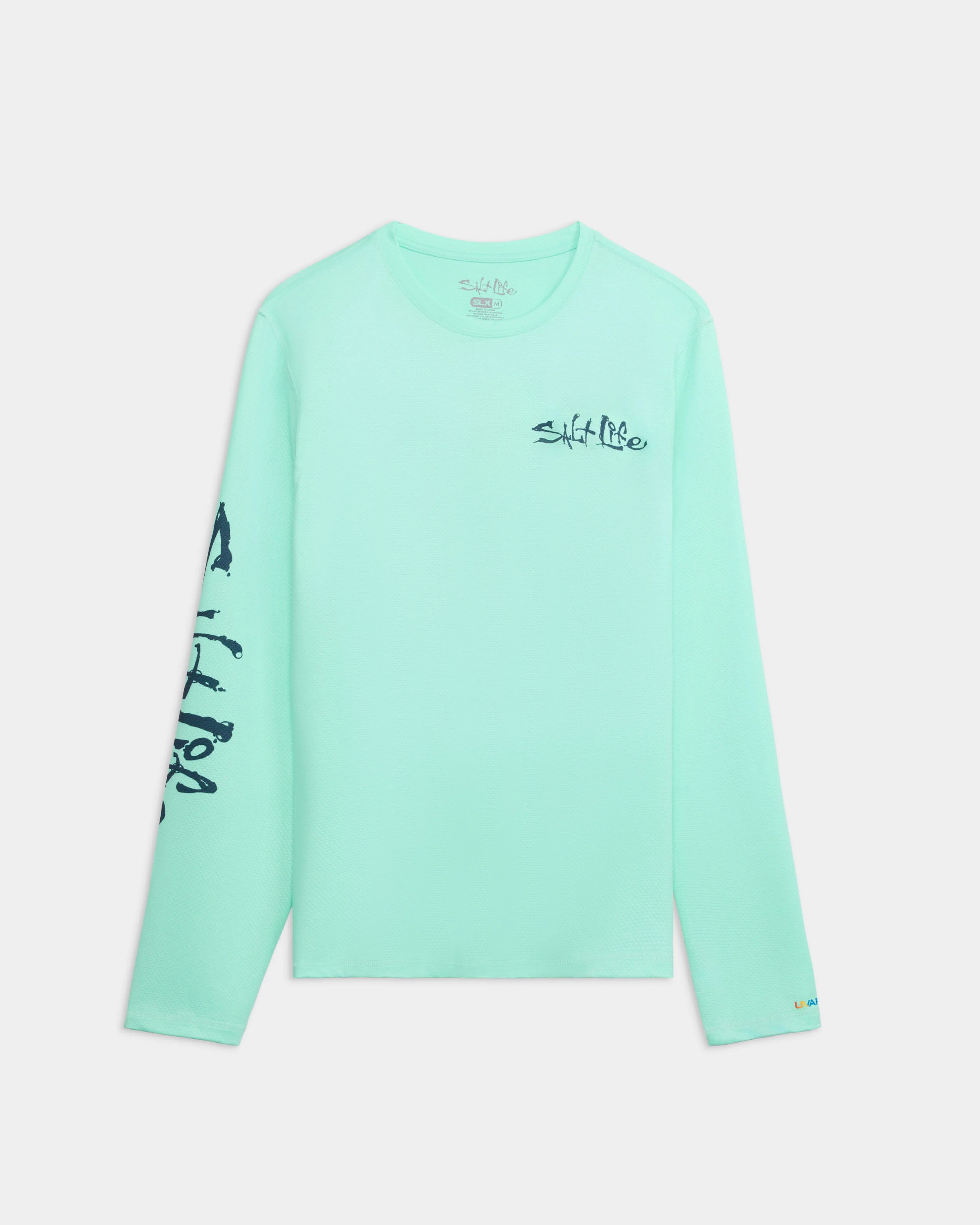 Men’s Salt Water Perforated SLX Performance Tee - Image 7