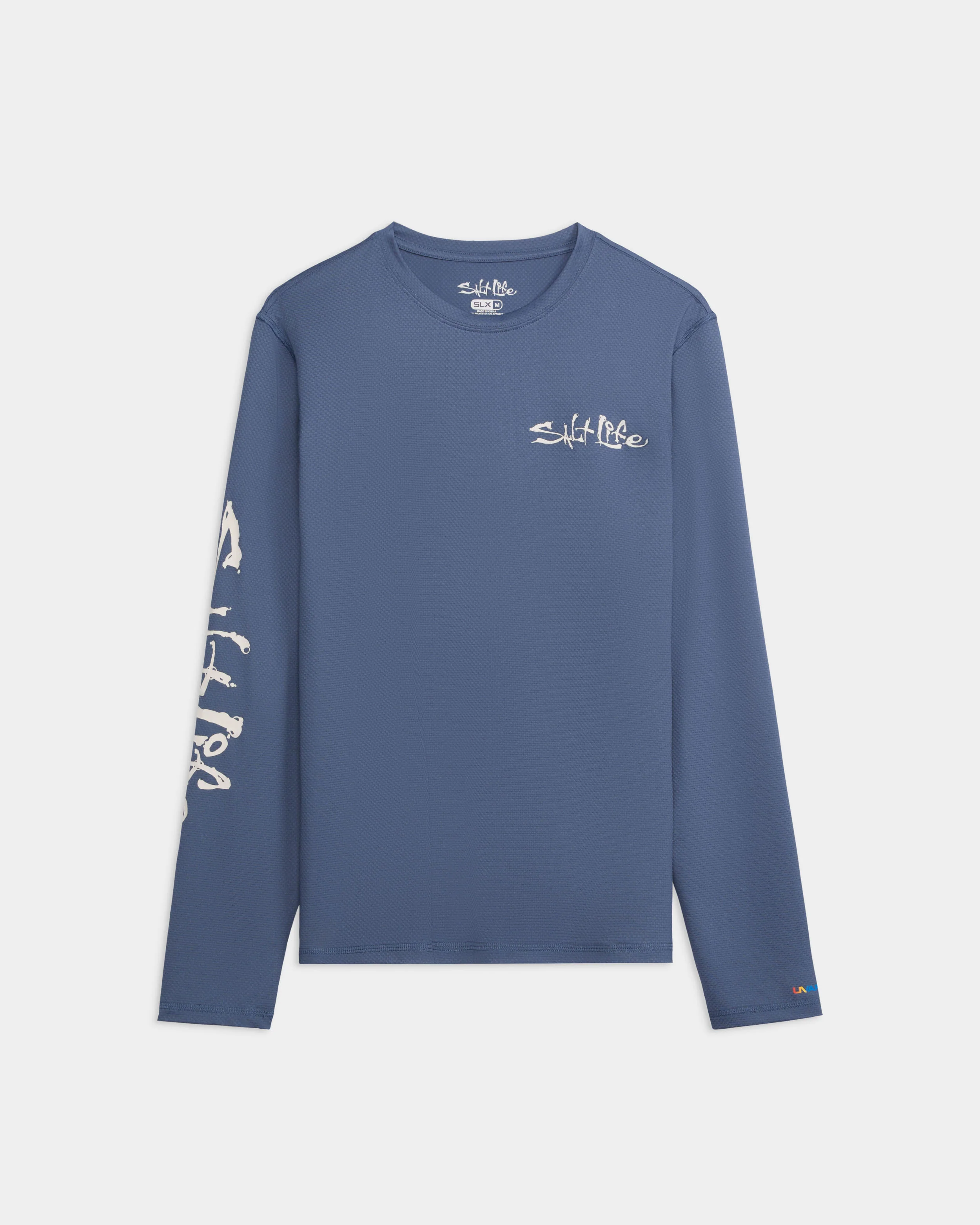 Men’s Salt Water Perforated SLX Performance Tee - Image 7