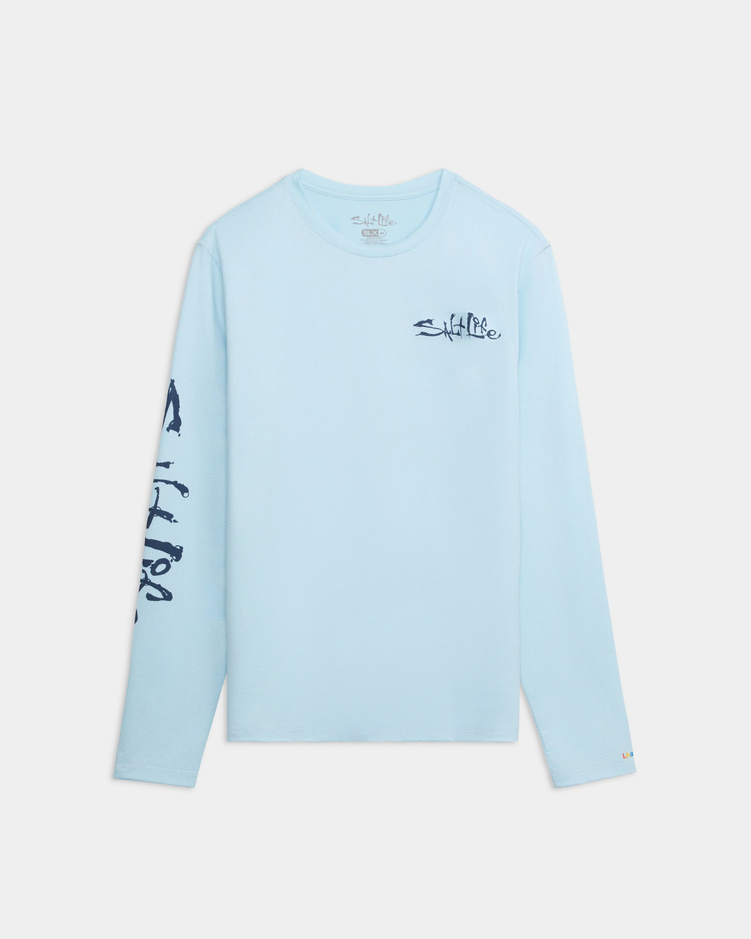 Men’s Salt Water Perforated SLX Performance Tee - Image 2