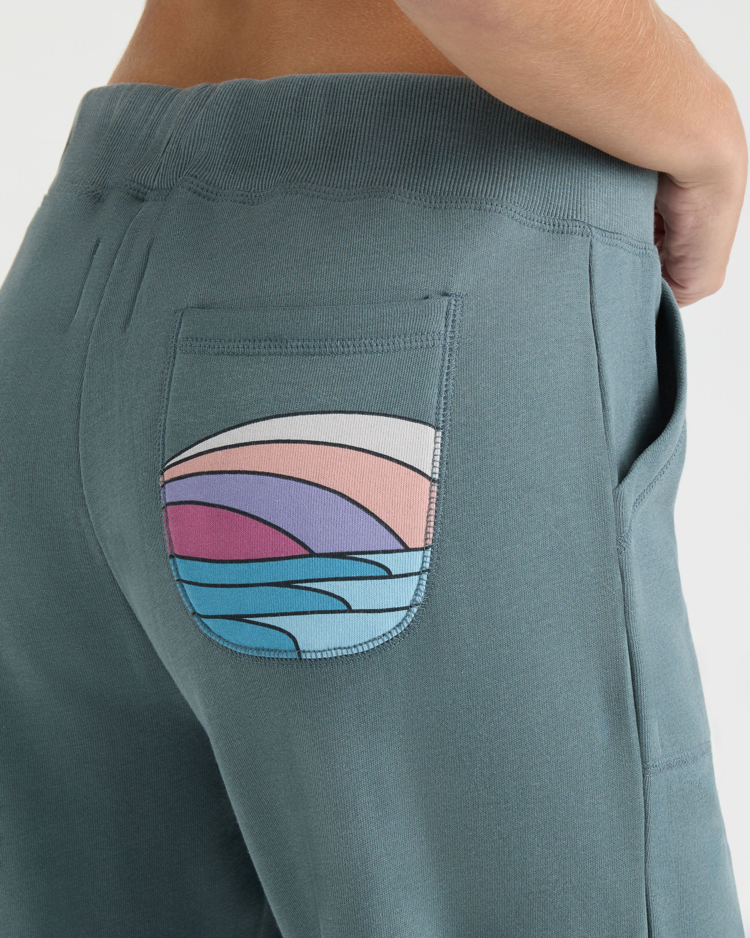 Women's Saltsations Ocean Washed Fleece Joggers - Image 7