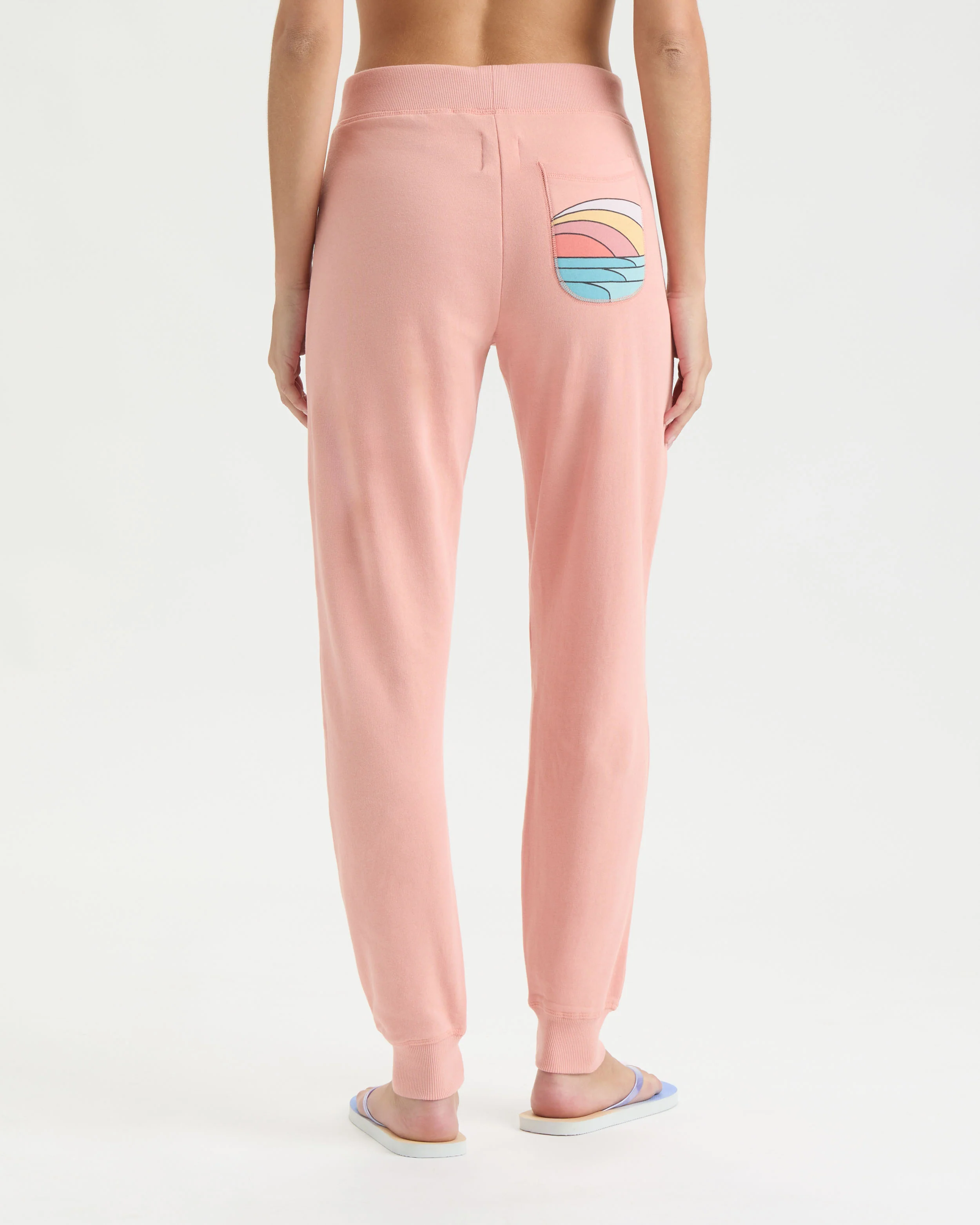 Women's Saltsations Ocean Washed Fleece Joggers - Image 6
