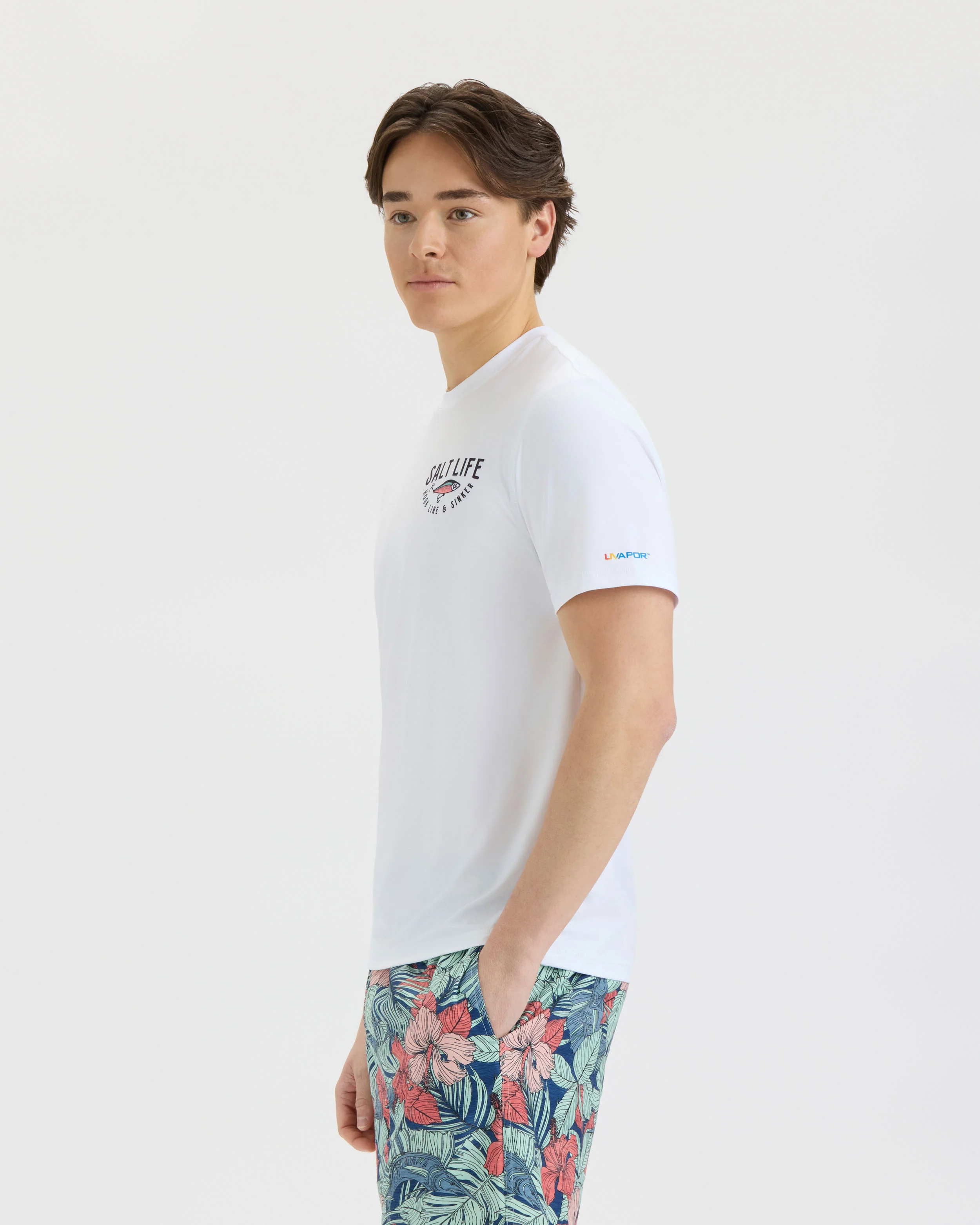 Men’s Salty Craftsmen SLX Performance Short Sleeve Tee - Image 2
