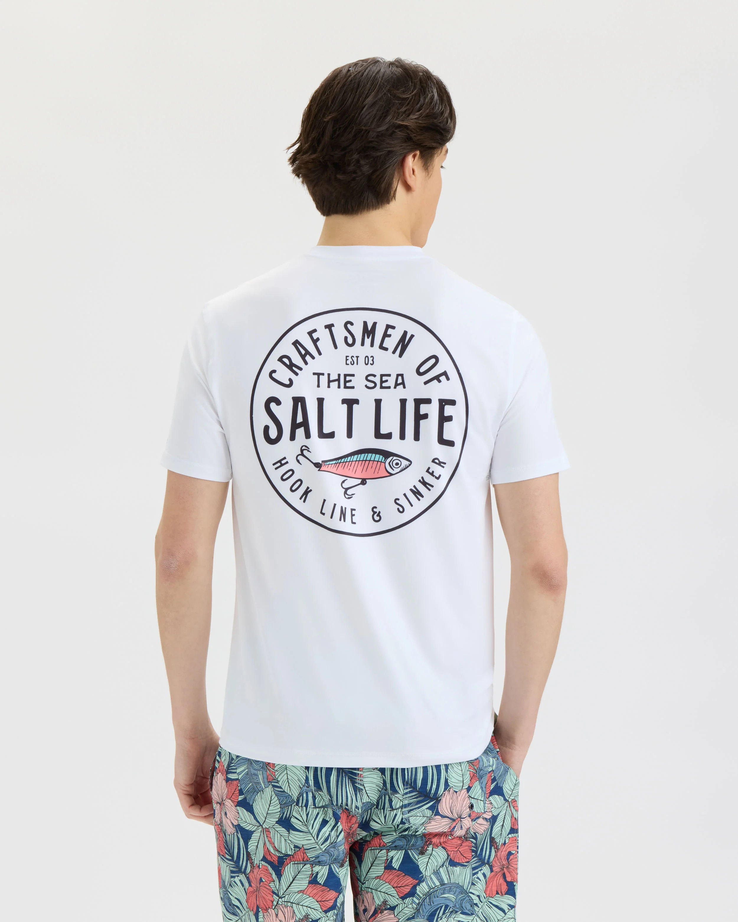 Men’s Salty Craftsmen SLX Performance Short Sleeve Tee - Image 3