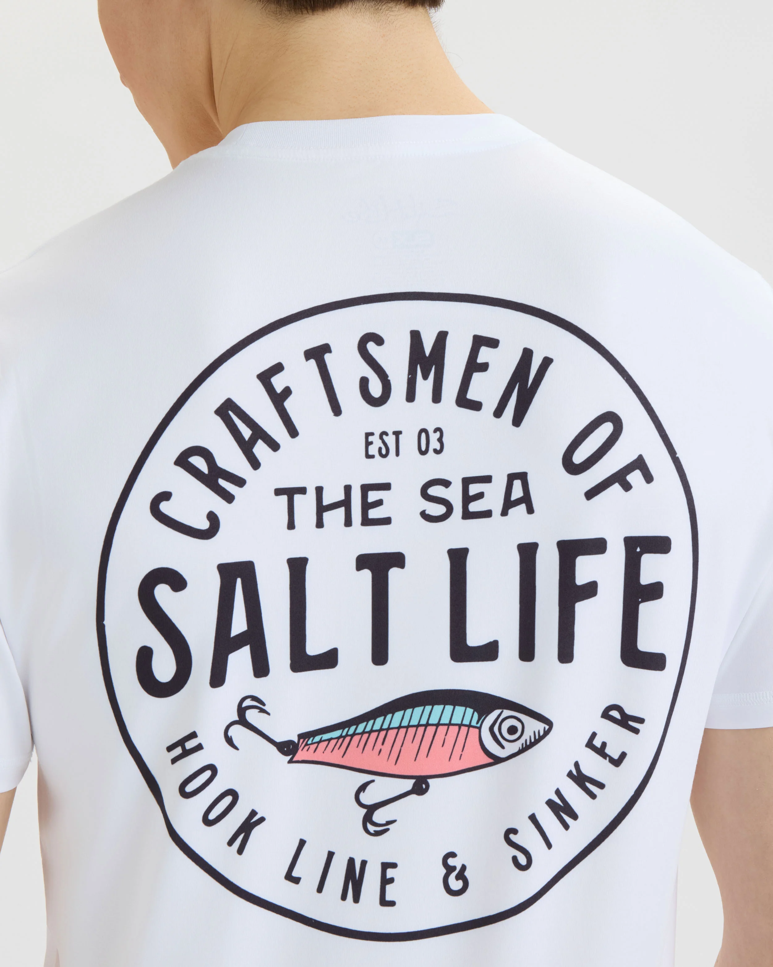 Men’s Salty Craftsmen SLX Performance Short Sleeve Tee - Image 4