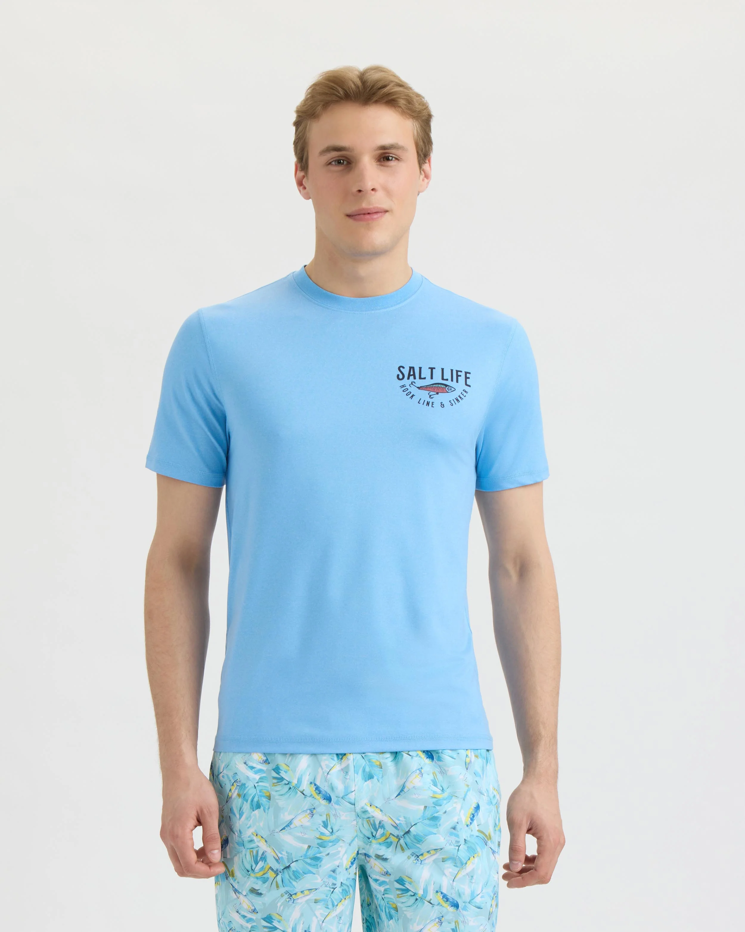 Men’s Salty Craftsmen SLX Performance Short Sleeve Tee - Image 2