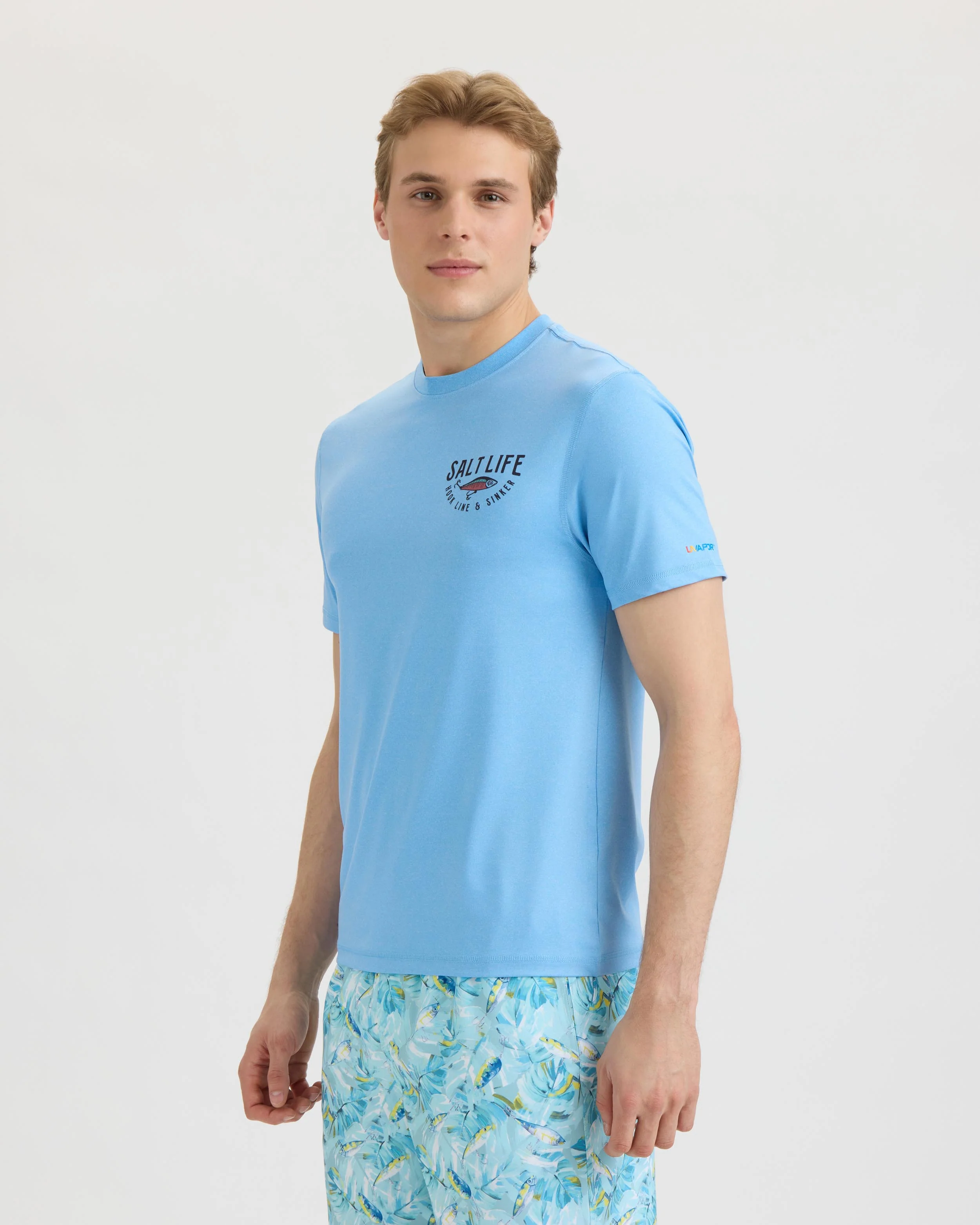 Men’s Salty Craftsmen SLX Performance Short Sleeve Tee - Image 3