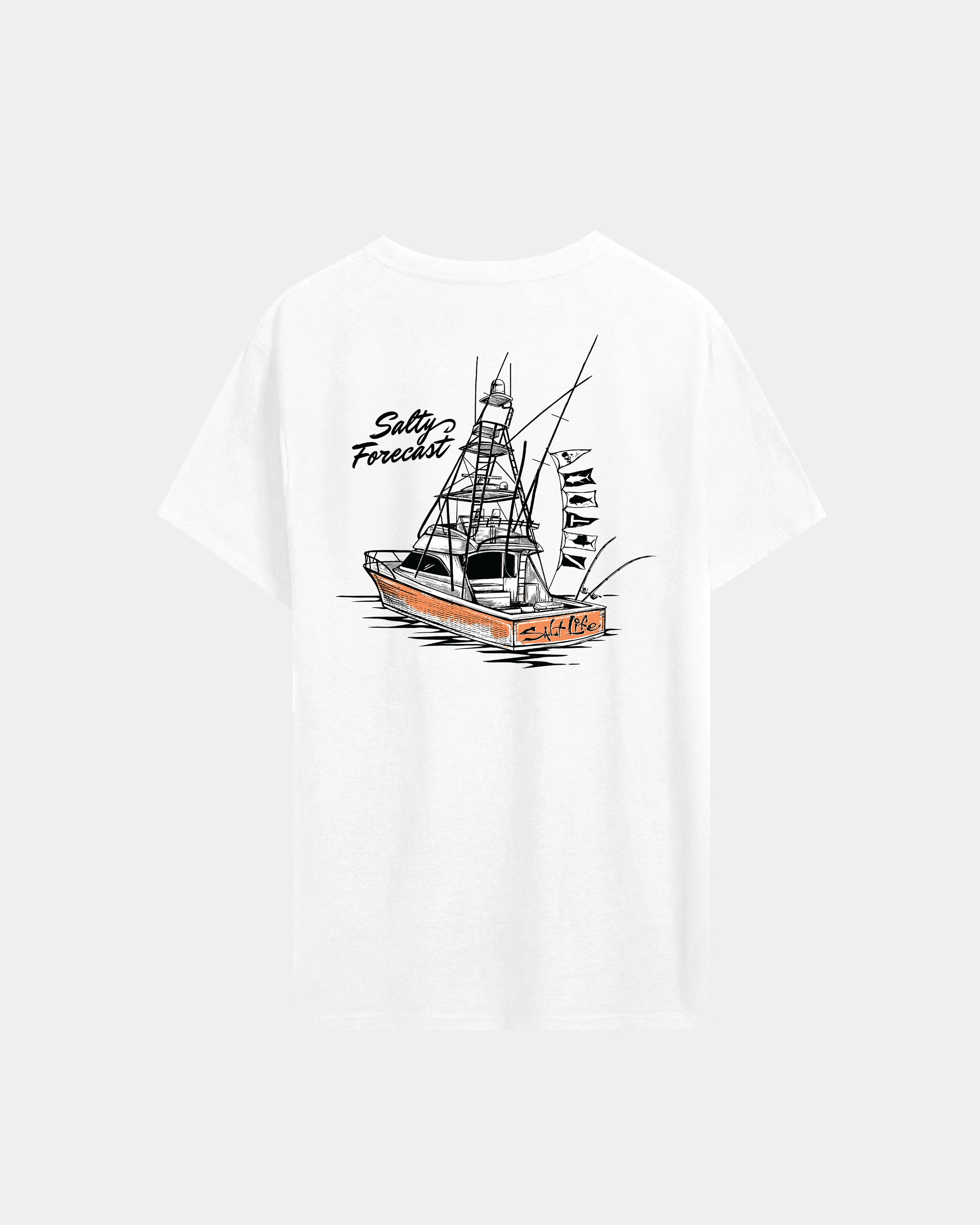 Men’s Salty Forecast Boat Short Sleeve Tee