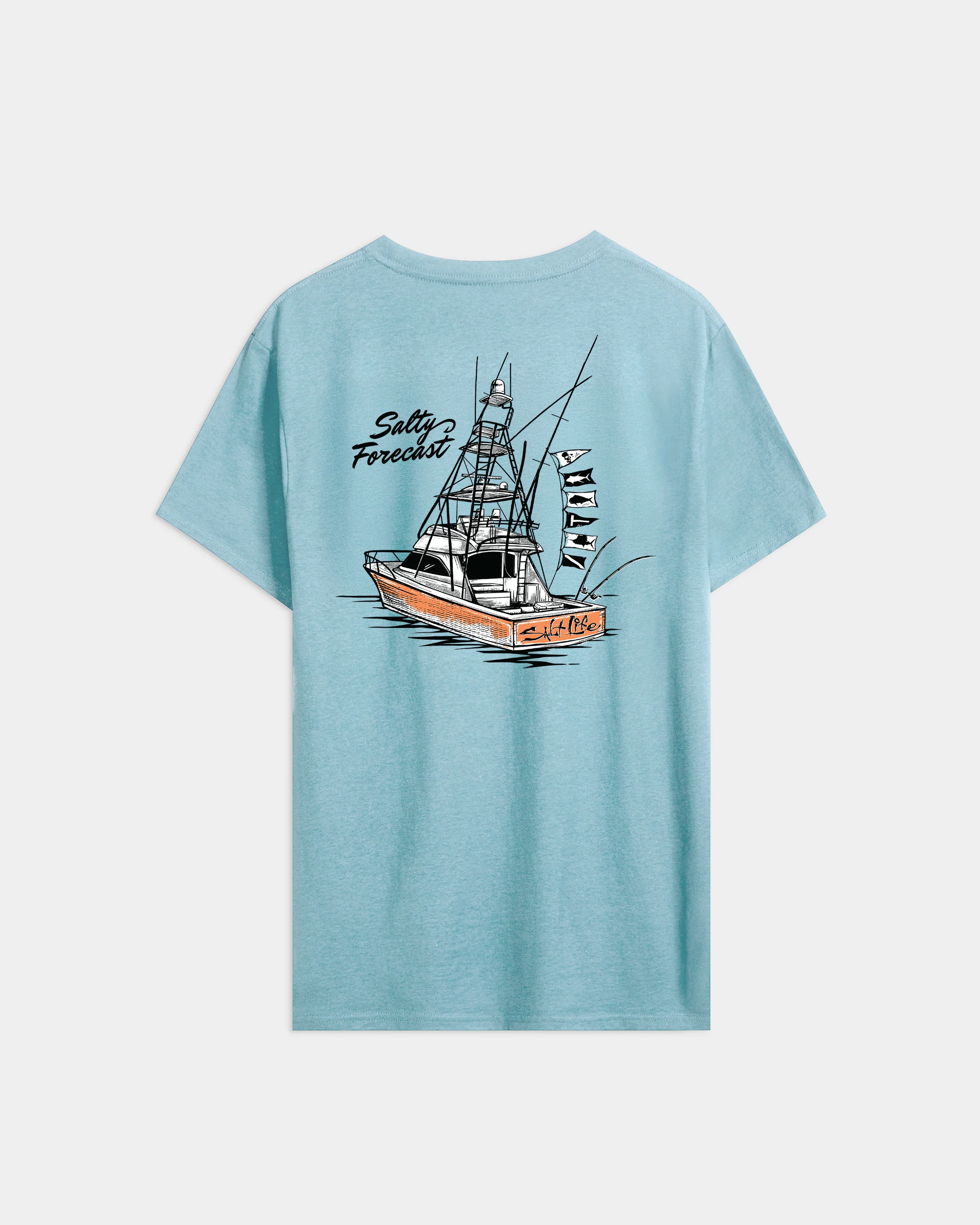 Men’s Salty Forecast Boat Short Sleeve Tee
