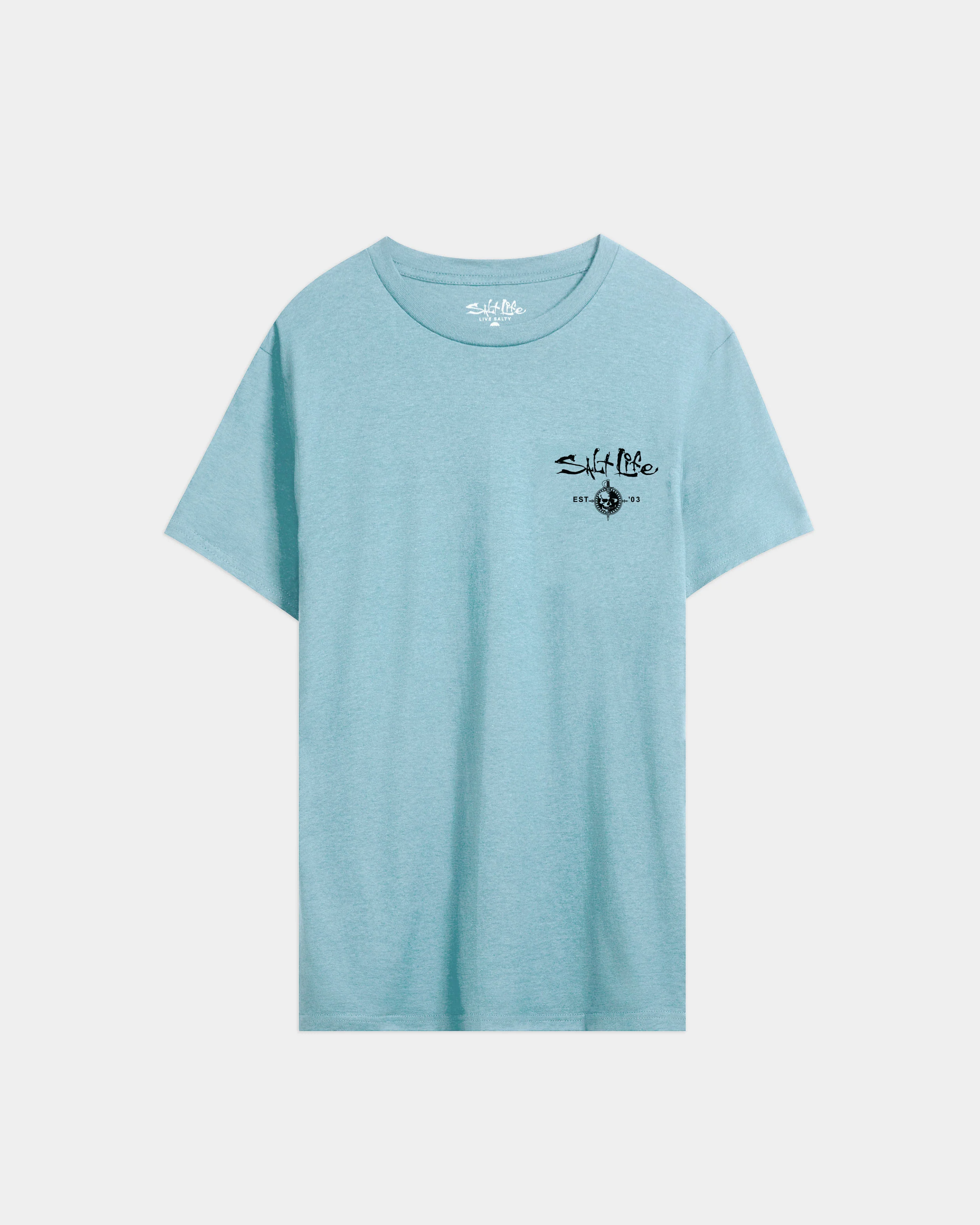 Men’s Salty Forecast Boat Short Sleeve Tee - Image 2