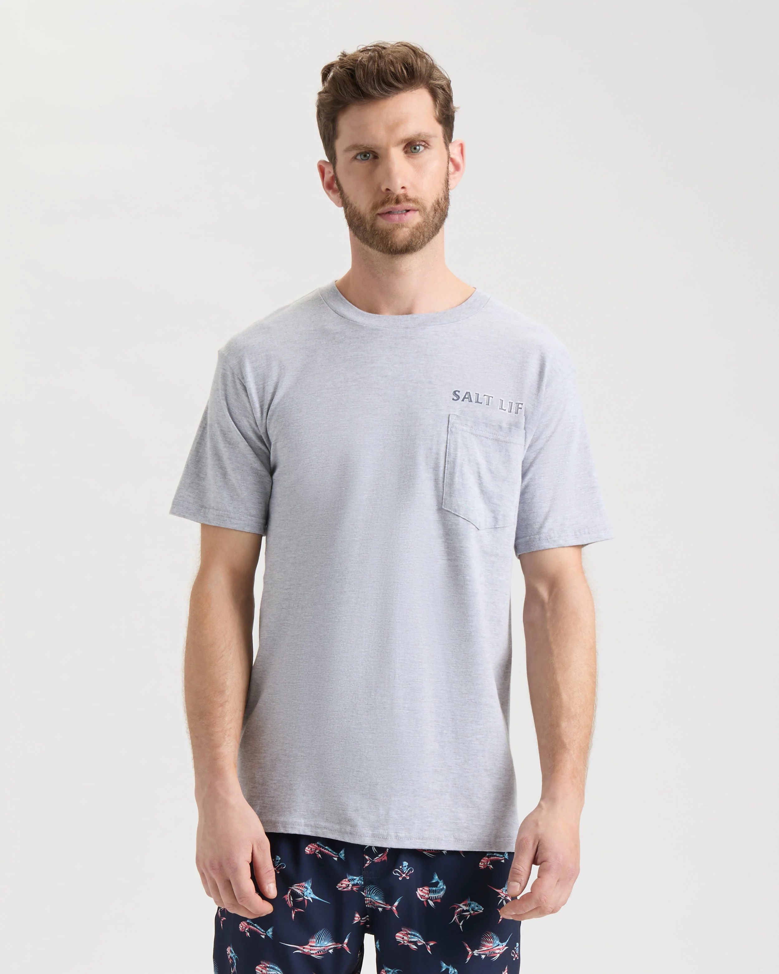 Men's Salty Honor Bones Short Sleeve Tee - Image 2
