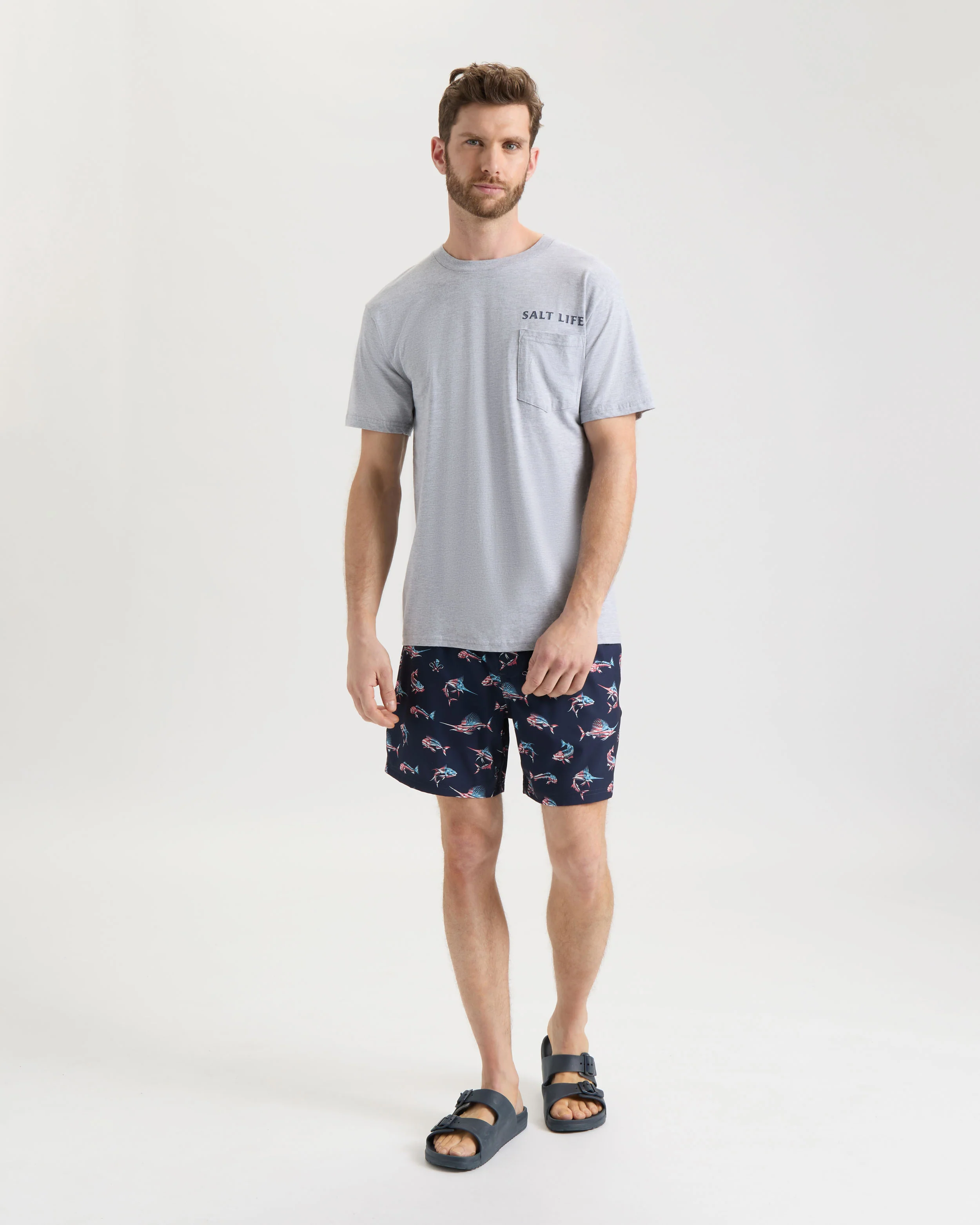 Men's Salty Honor Bones Short Sleeve Tee - Image 5