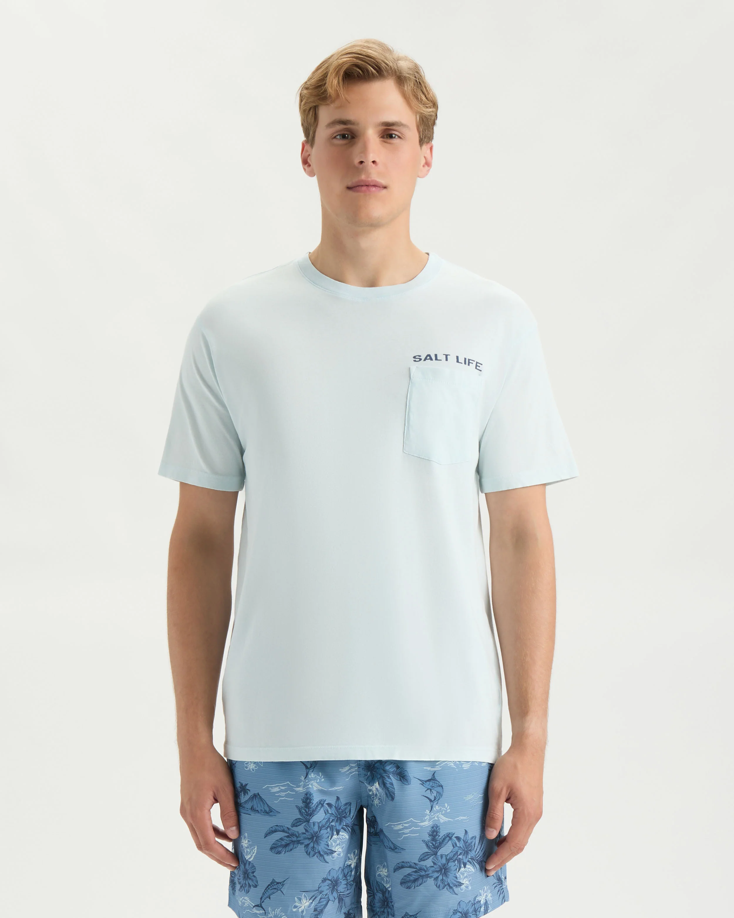 Men’s Salty Lineup Short Sleeve Tee - Image 2