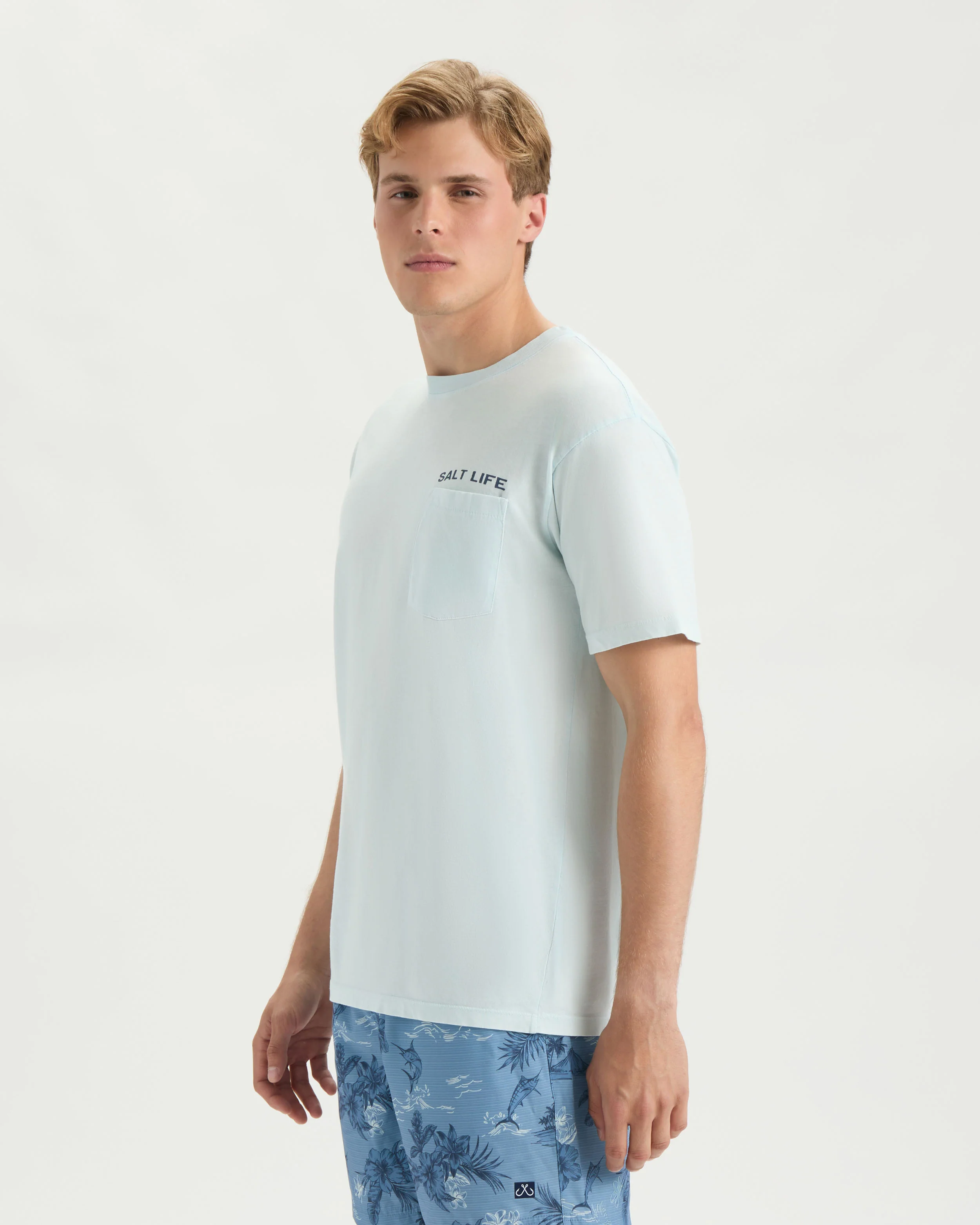 Men’s Salty Lineup Short Sleeve Tee - Image 3