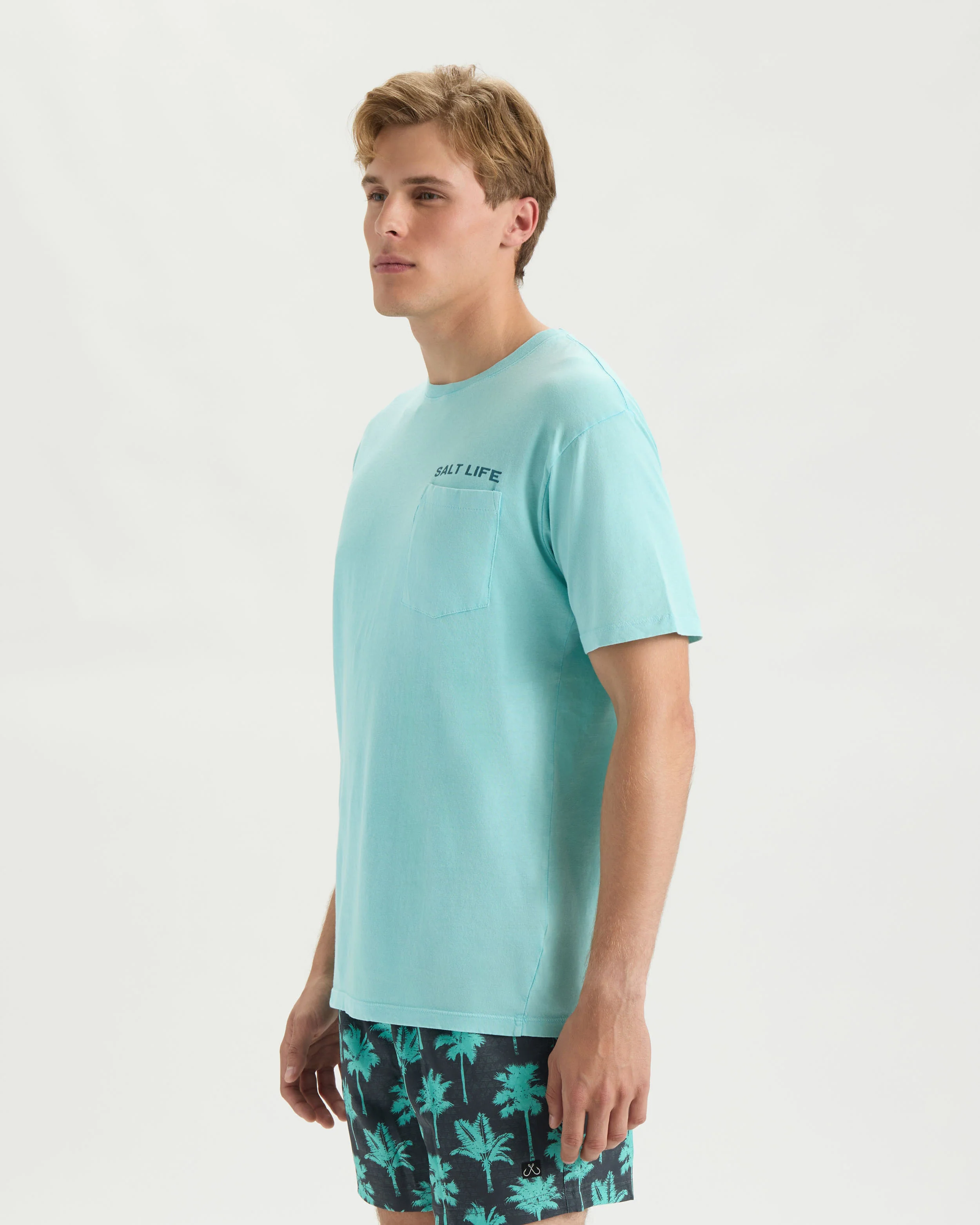 Men’s Salty Lineup Short Sleeve Tee - Image 3