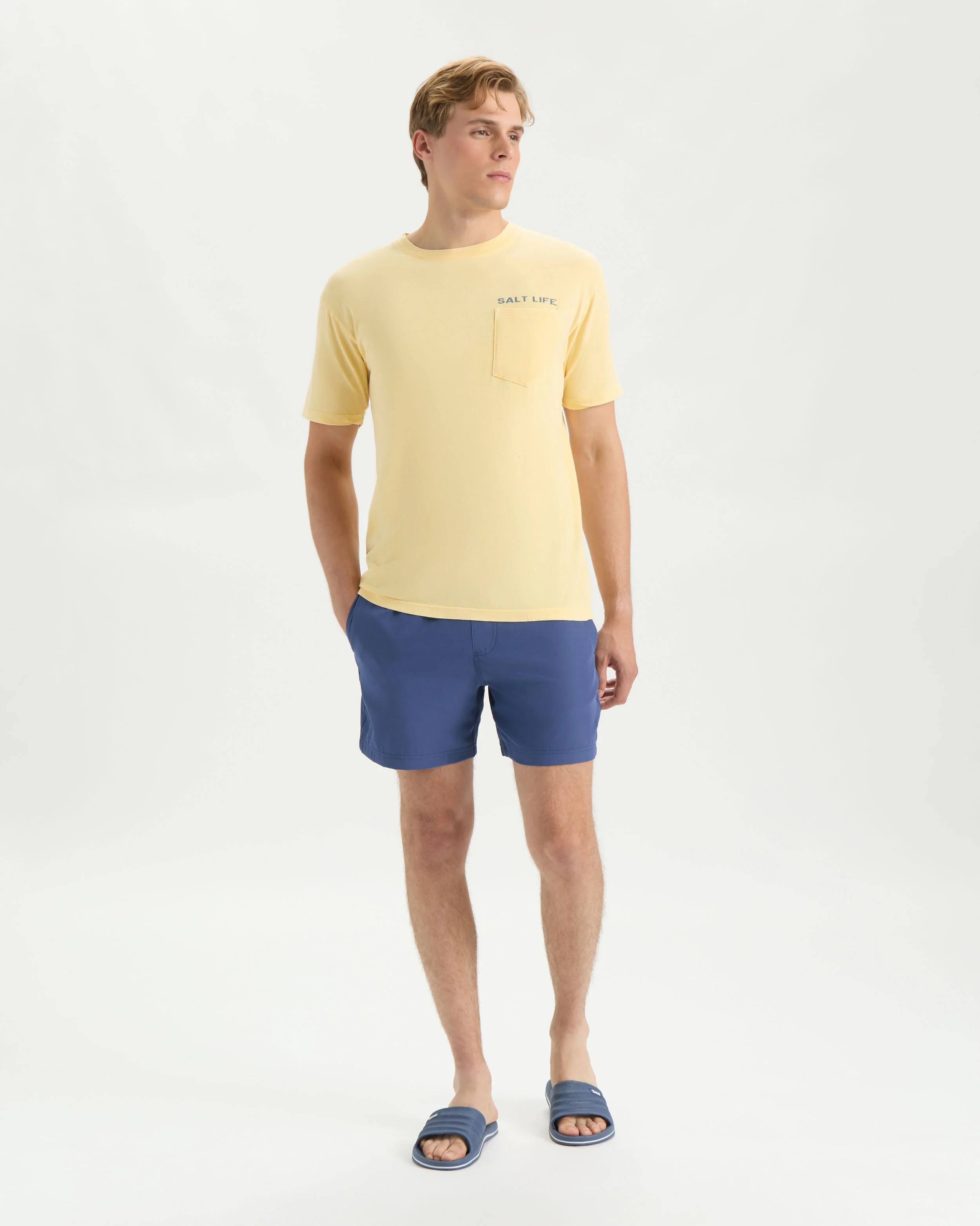 Men’s Salty Lineup Short Sleeve Tee - Image 3