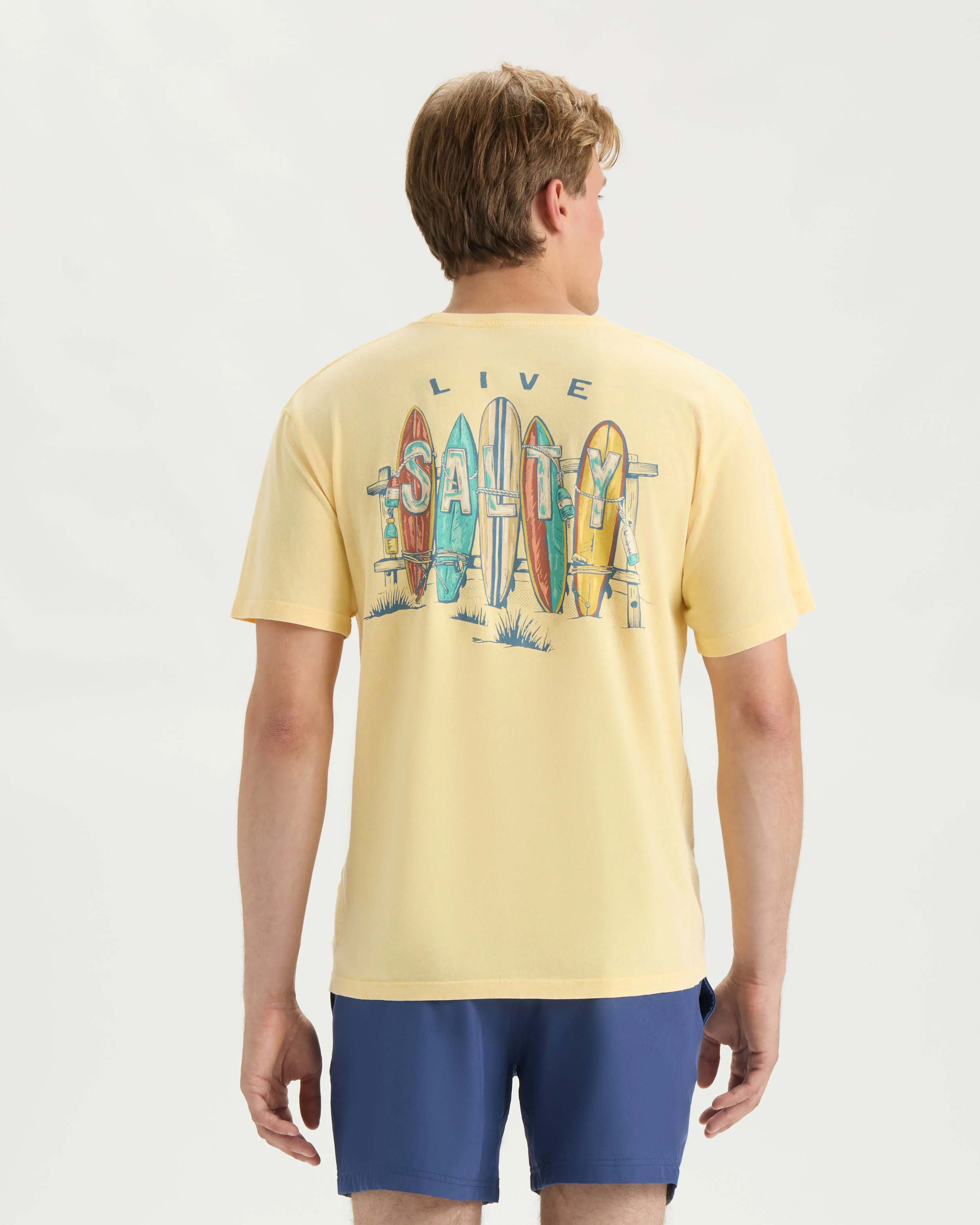 Men’s Salty Lineup Short Sleeve Tee - Image 5