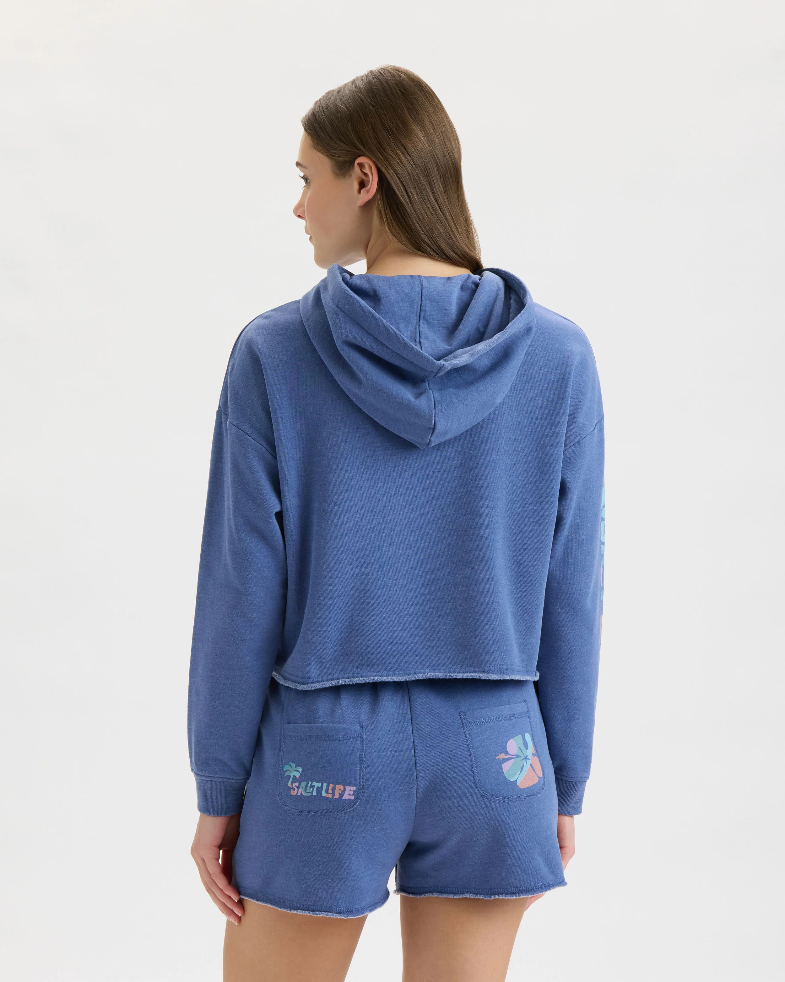 Women's Salty Mind Cropped Hoodie - Image 4